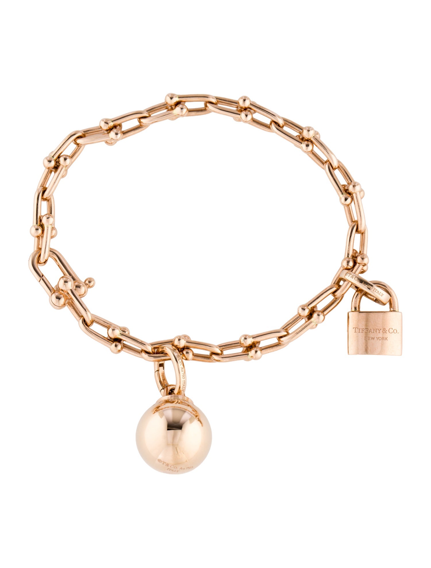 Tiffany & Co. 18K HardWear Small Single Wrap Bracelet