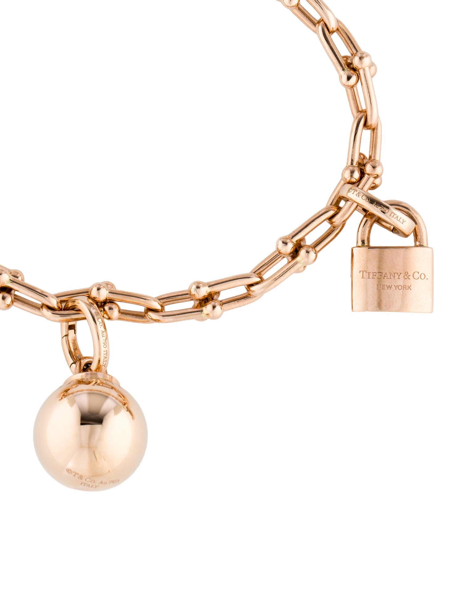 Tiffany & Co. 18K HardWear Small Single Wrap Bracelet