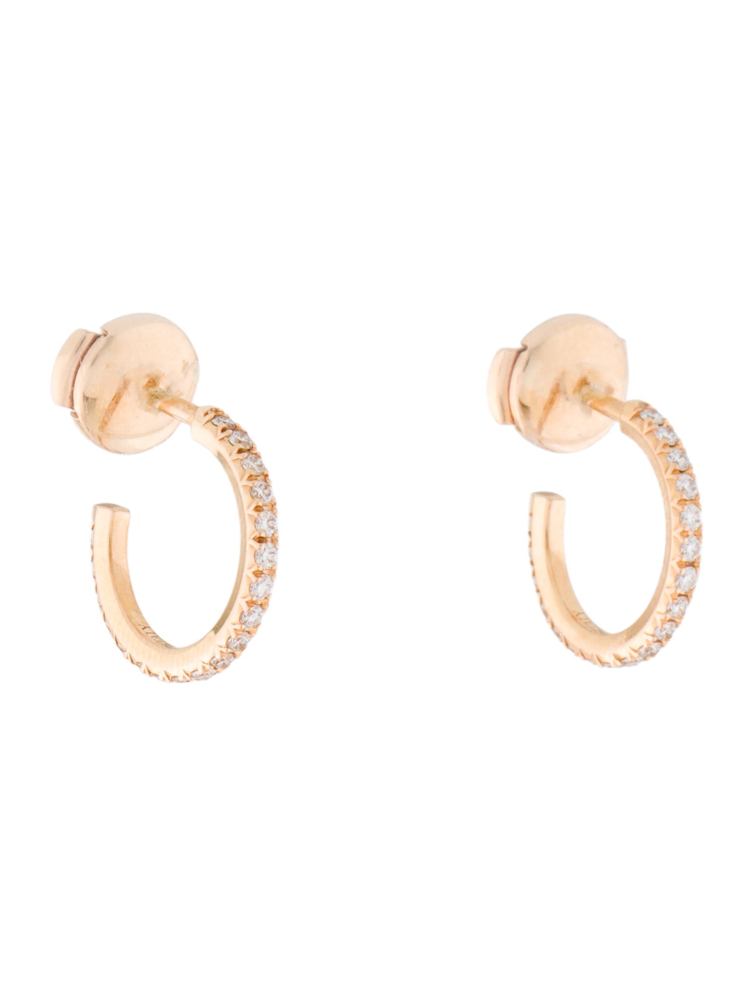 Chrome Hearts Scroll Hoop Earring - Sterling Silver Hoop