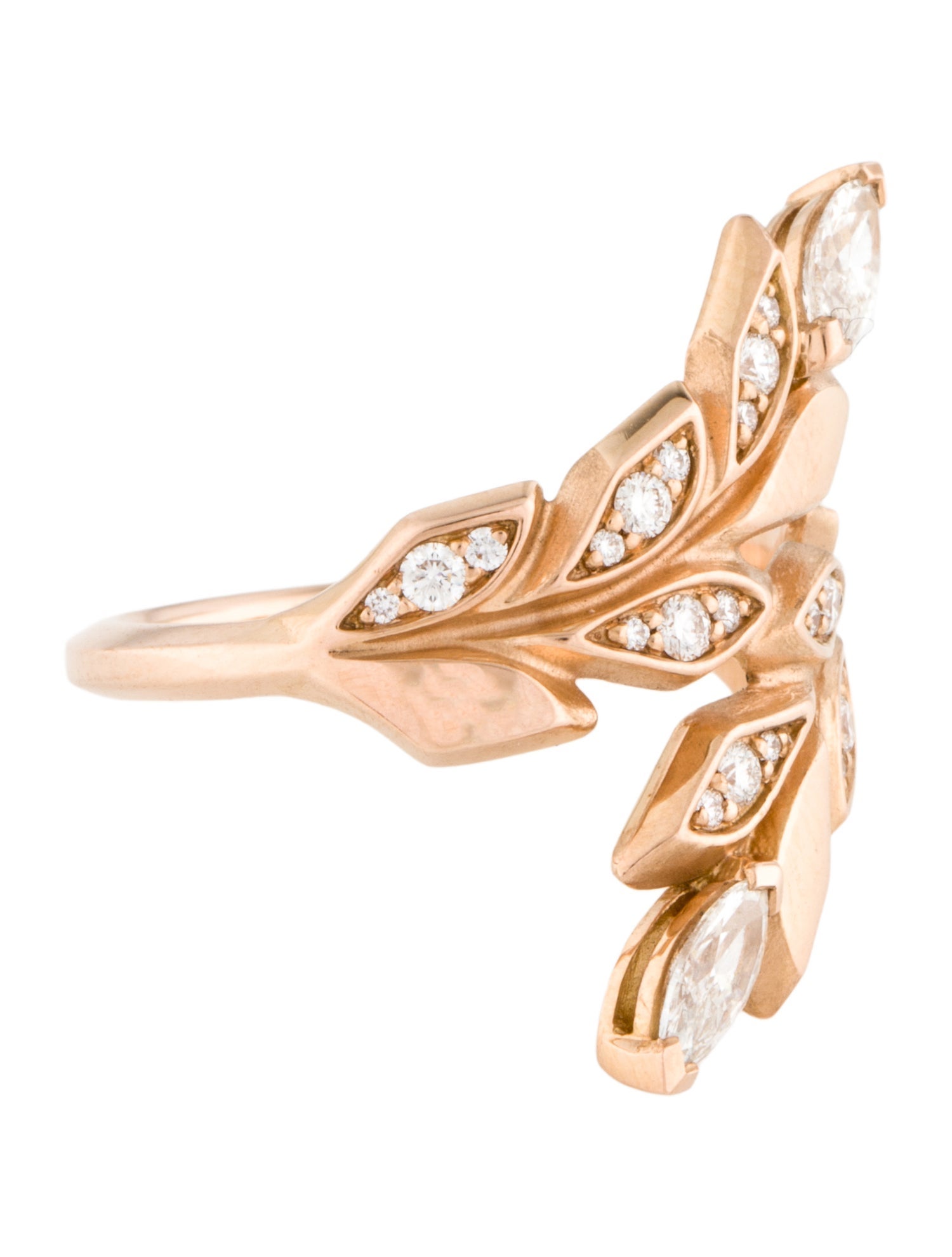 Tiffany & Co. 18K Diamond Victoria Vine Bypass Ring