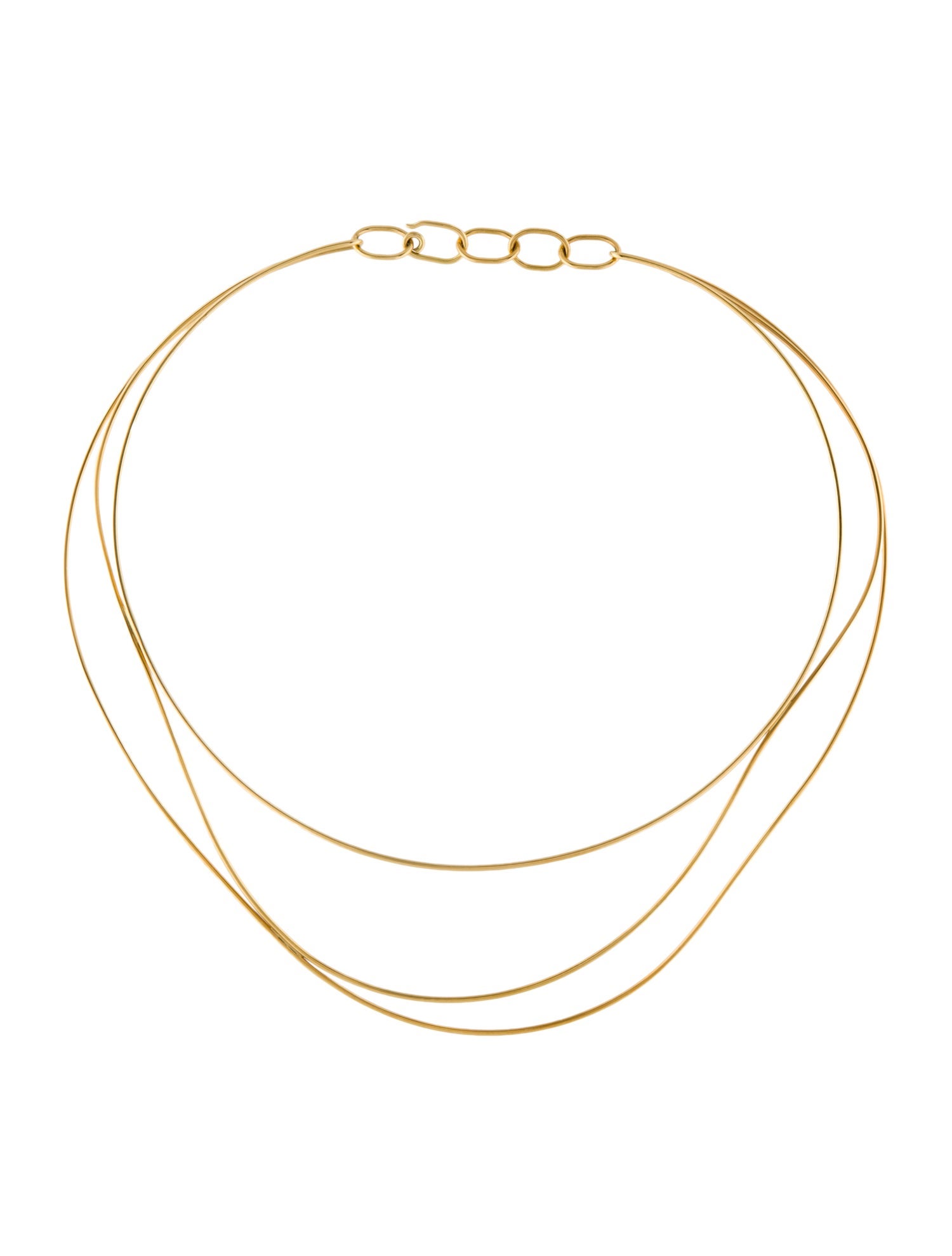 Tiffany & Co. 18K Wave Necklace
