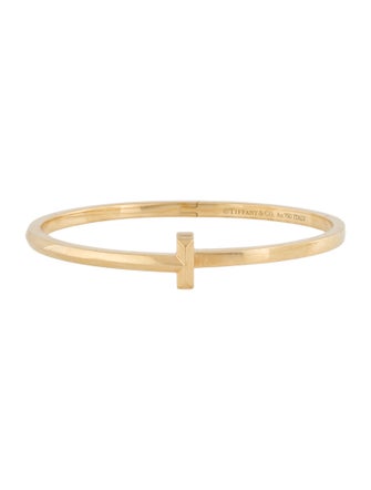 Tiffany & Co. 18K T1 Narrow Hinged Bangle