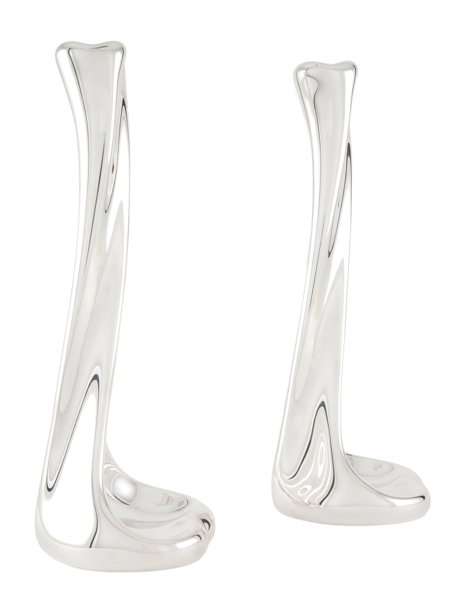 Tiffany & Co. Pair of Elsa Peretti Bone Candlesticks