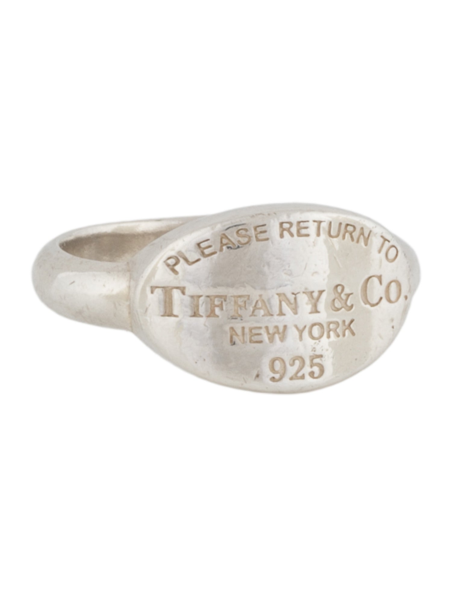 Tiffany & Co. Return to Tiffany Oval Signet Ring