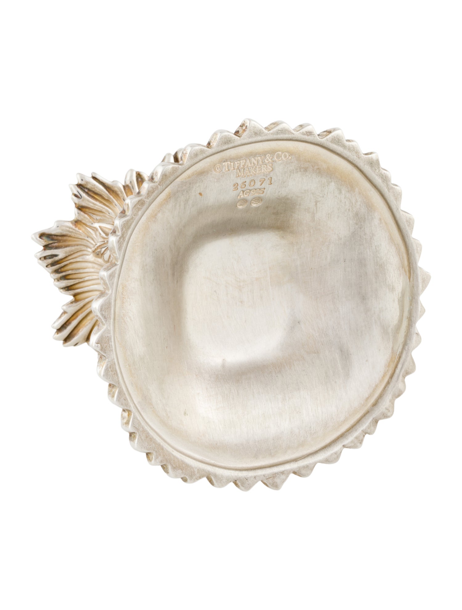 Tiffany & Co. Sterling Silver Chrysanthemum Candlestick