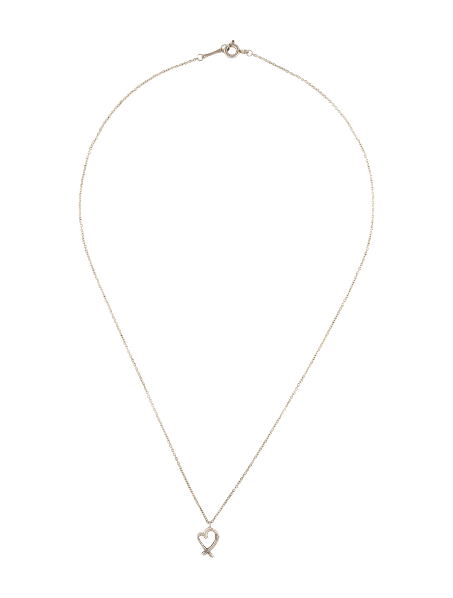 Tiffany & Co. Mini Loving Heart Pendant Necklace