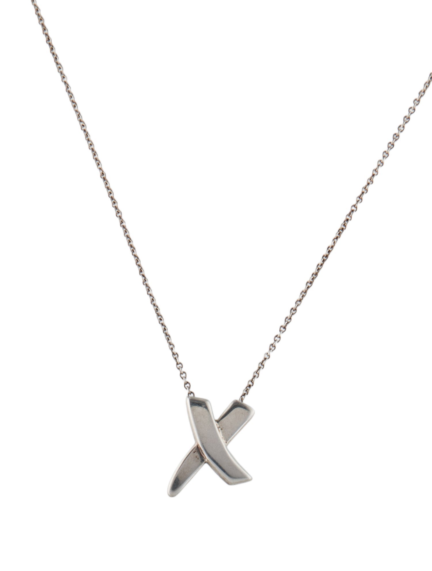 Tiffany & Co. Vintage Paloma's Graffiti X Pendant Necklace