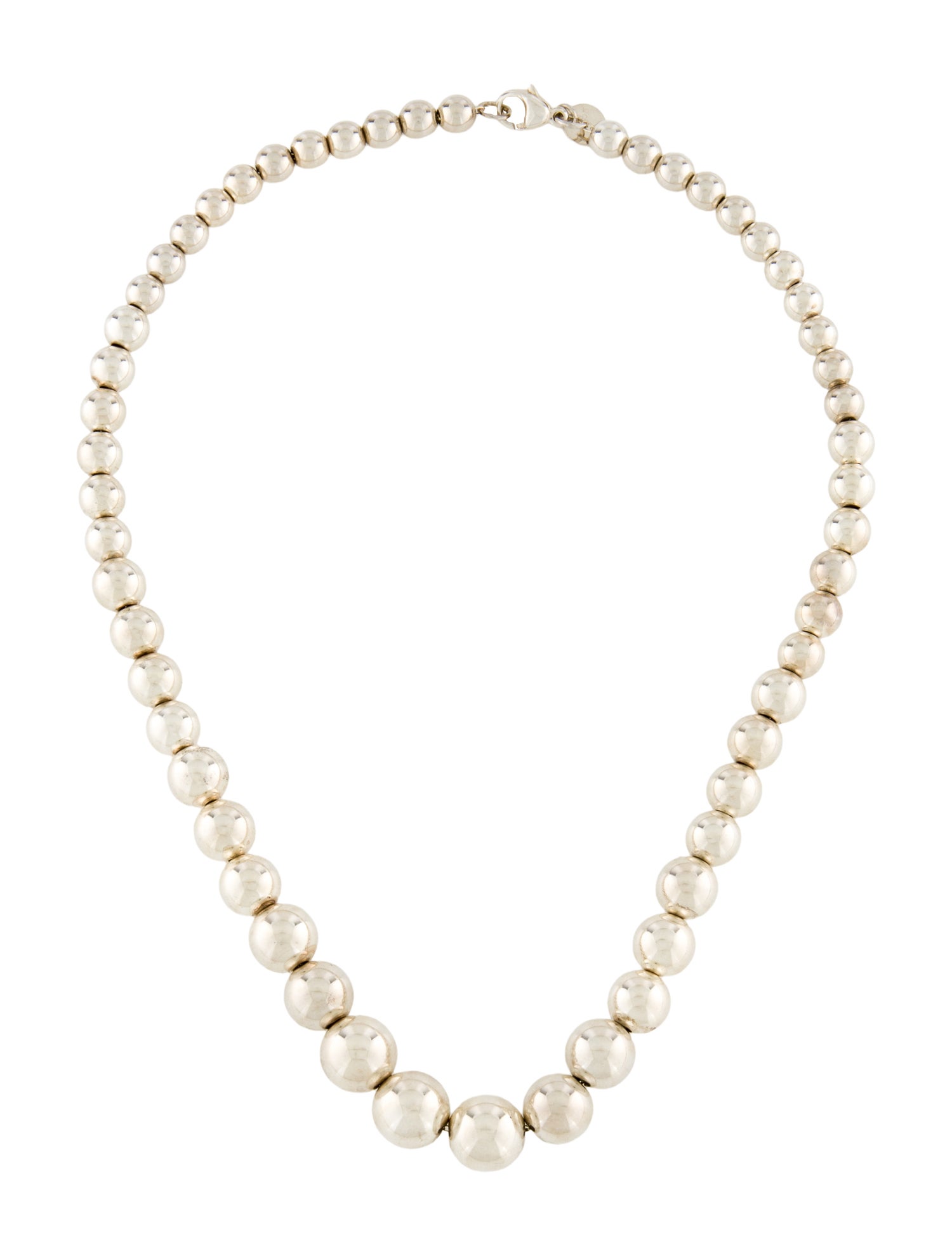 Tiffany & Co. HardWear Graduated Ball Bead Strand Necklace