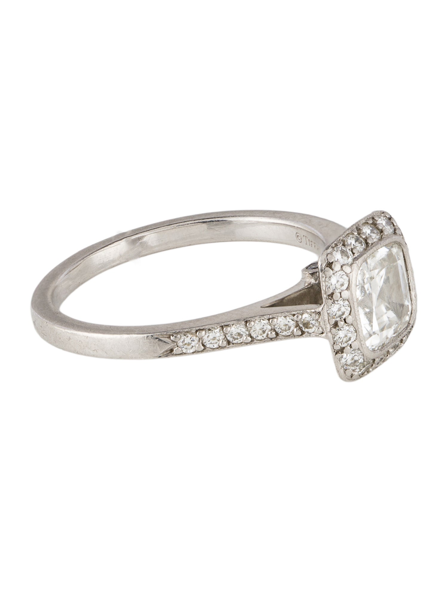 Tiffany & Co. Platinum 1.25ct Diamond Legacy Engagement Ring