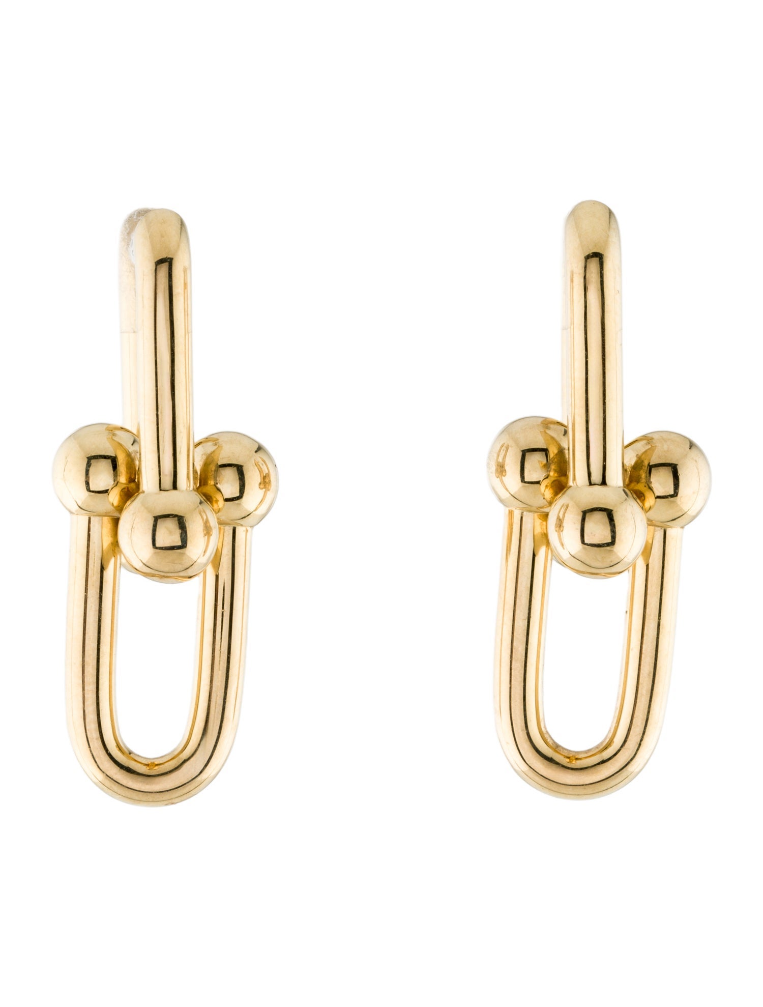 Hermès Heritage Equestre Etrier SM Earrings - Palladium