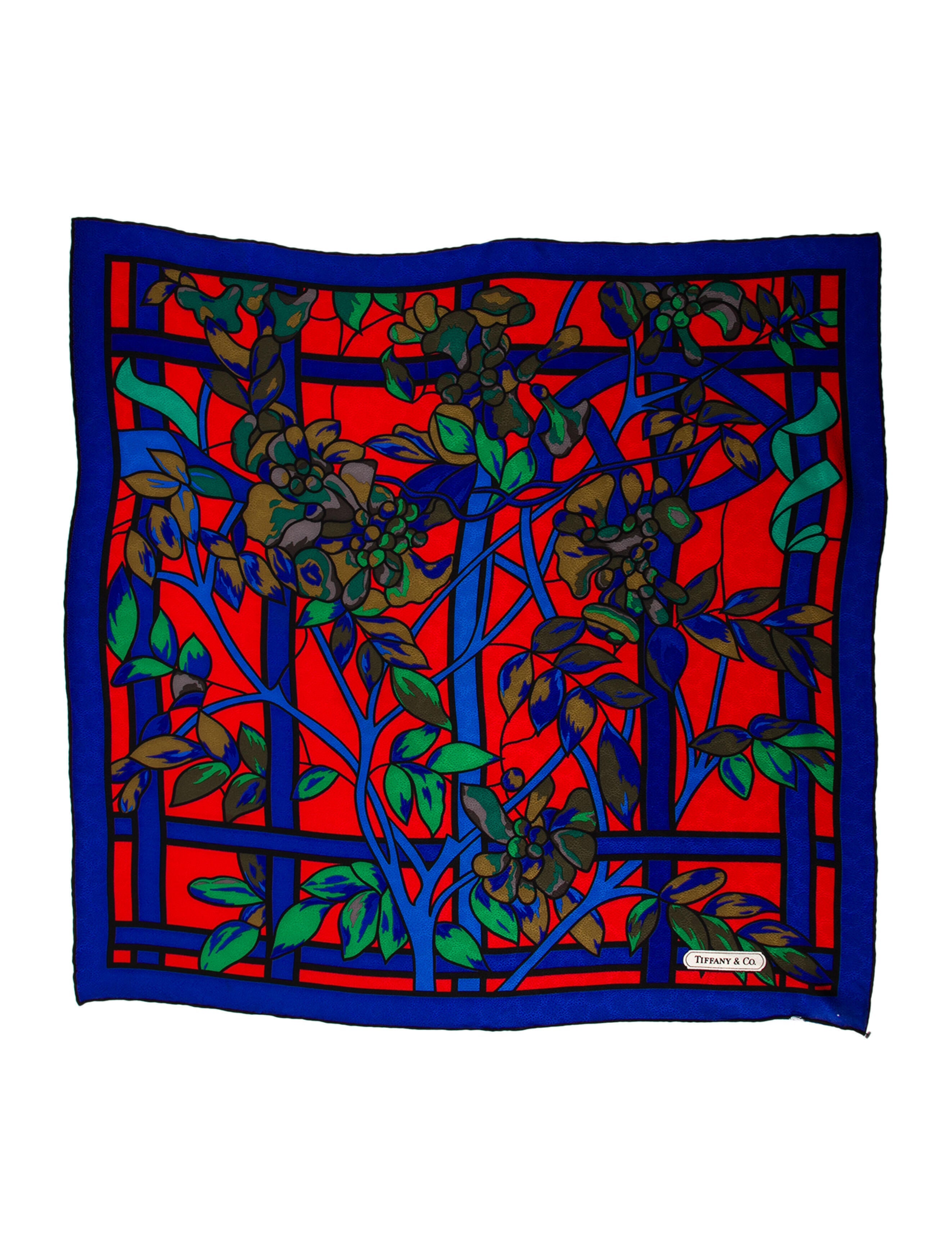 Tiffany & Co. Silk Printed Scarf