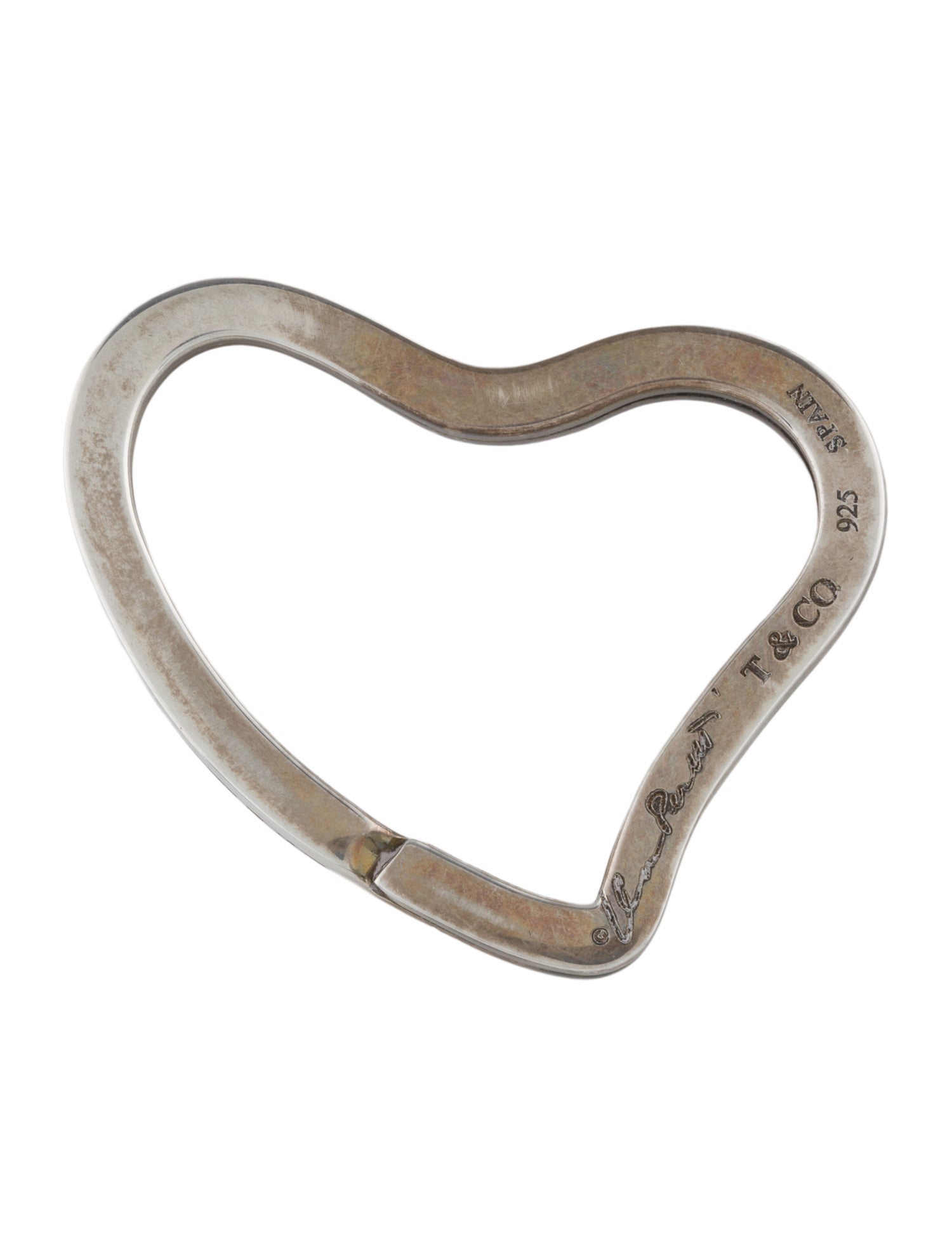 Tiffany & Co. Sterling Keychain