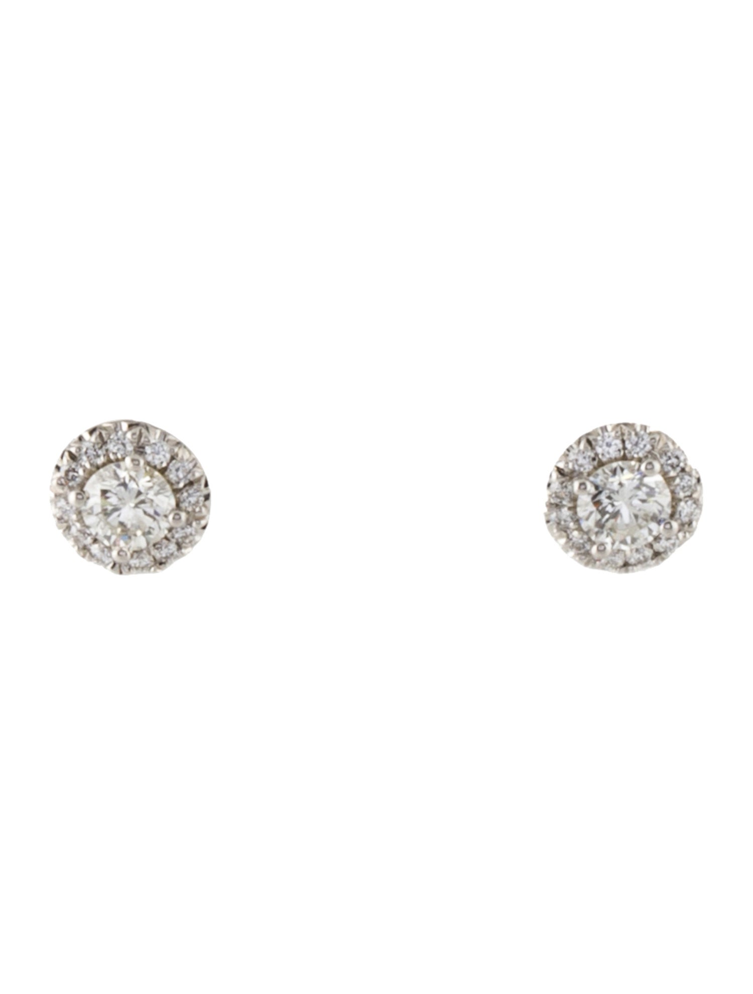 Tiffany & Co. Platinum Diamond Soleste Stud Earrings