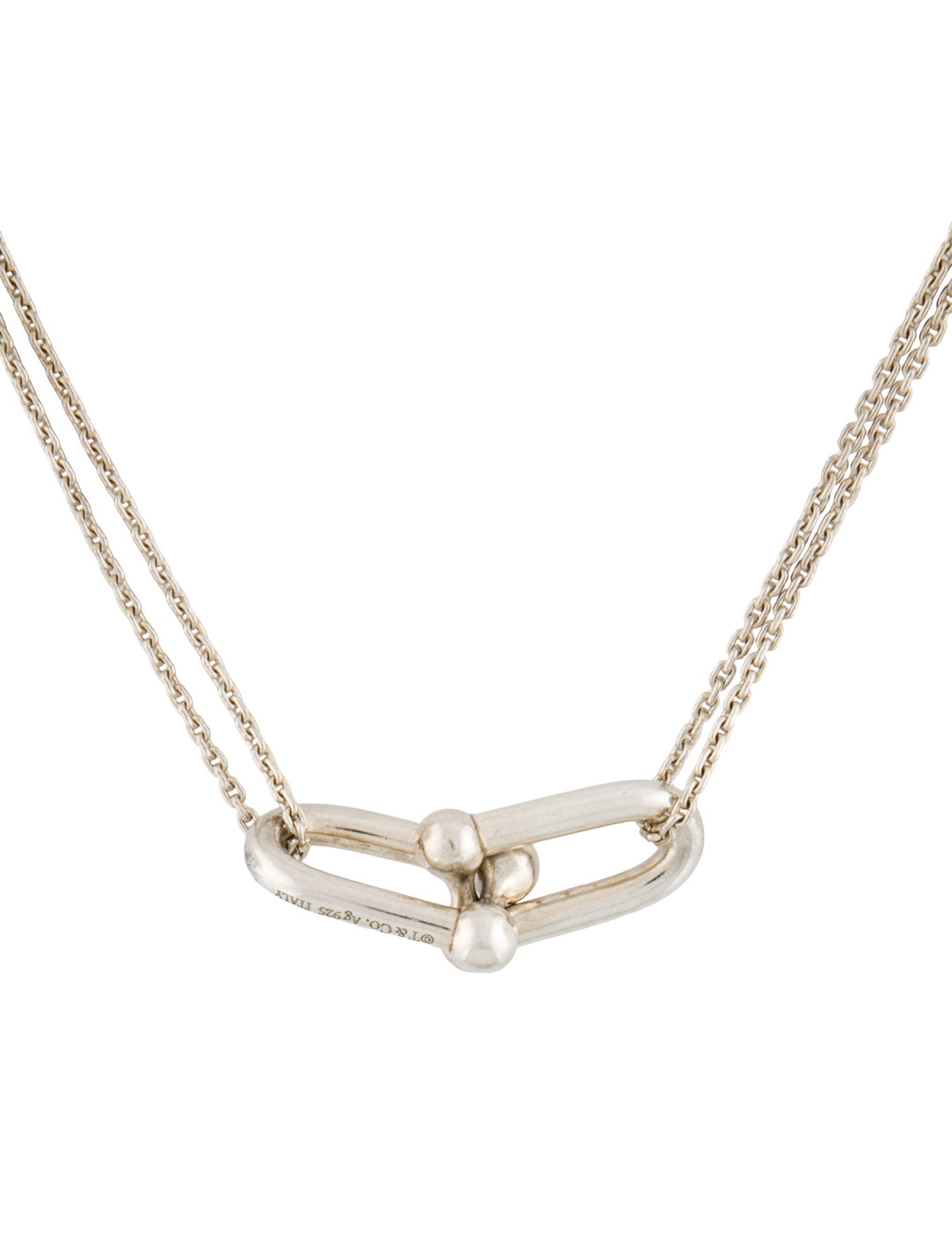 Tiffany & Co. HardWear Large Double Link Pendant Necklace