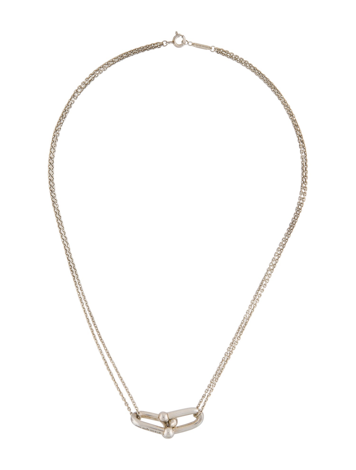 Tiffany & Co. HardWear Large Double Link Pendant Necklace