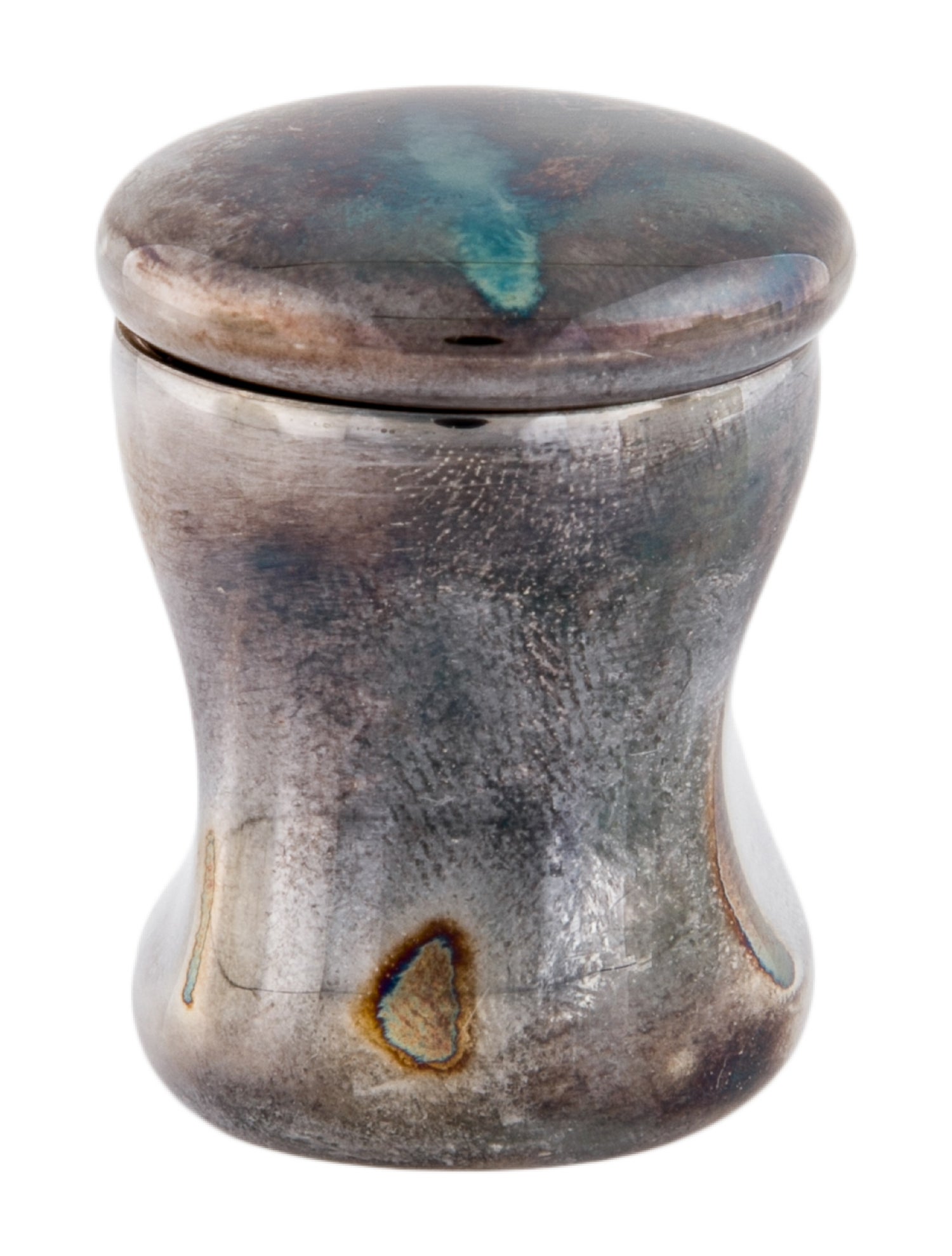 Tiffany & Co. Sterling Thumbprint Pill Box