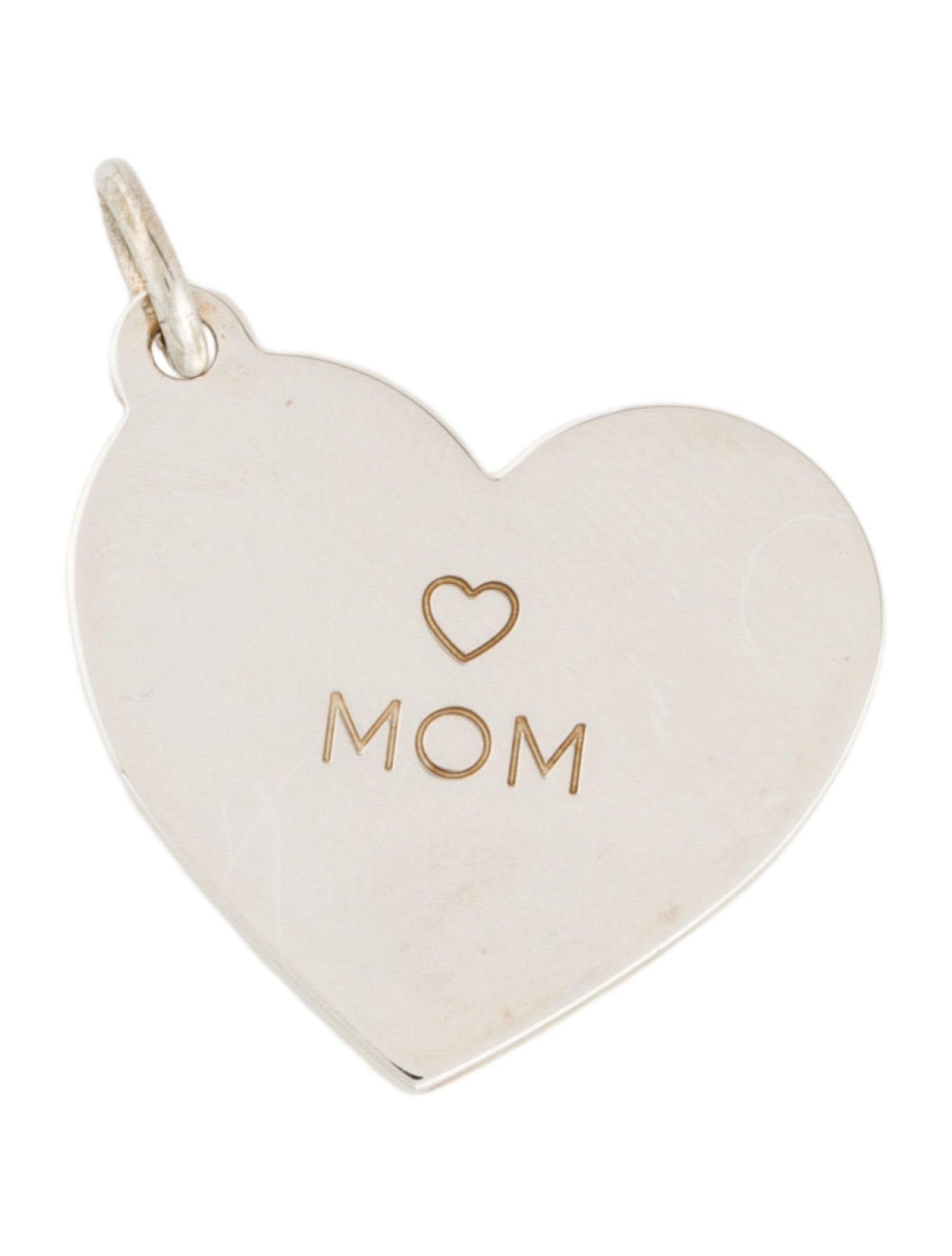 Tiffany & Co. Mom Medium Heart Tag Pendant