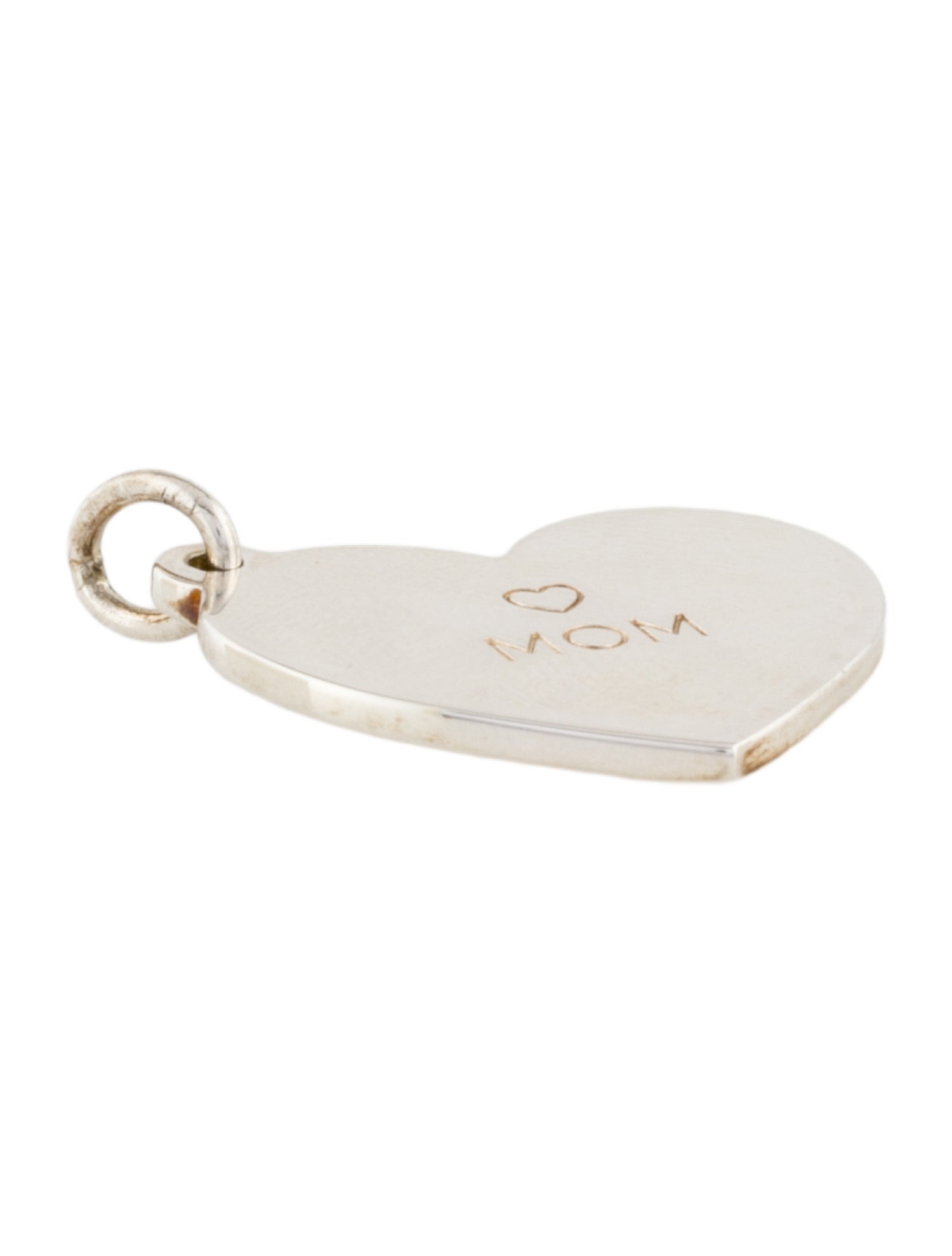 Tiffany & Co. Mom Medium Heart Tag Pendant