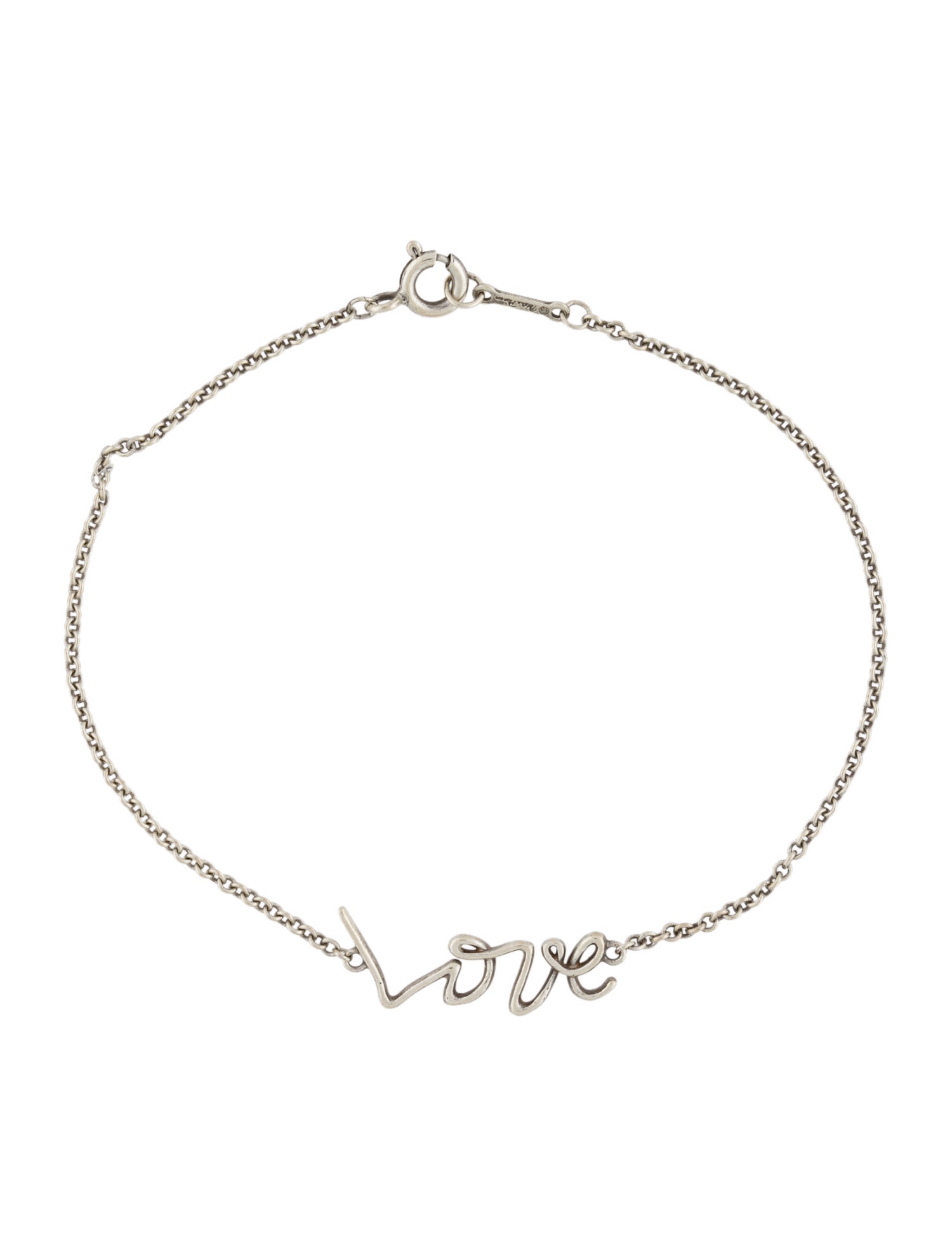Tiffany & Co. Paloma Picasso Love Chain Link Bracelet