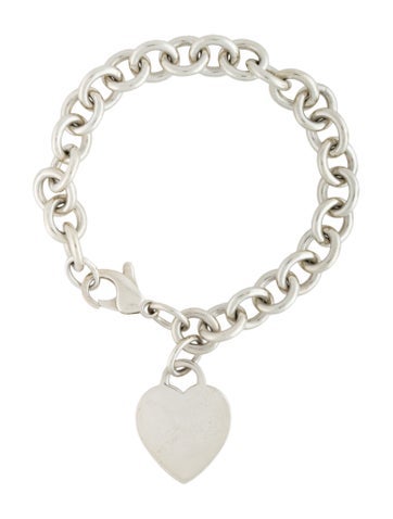 Tiffany & Co. Charm Heart Tag Bracelet