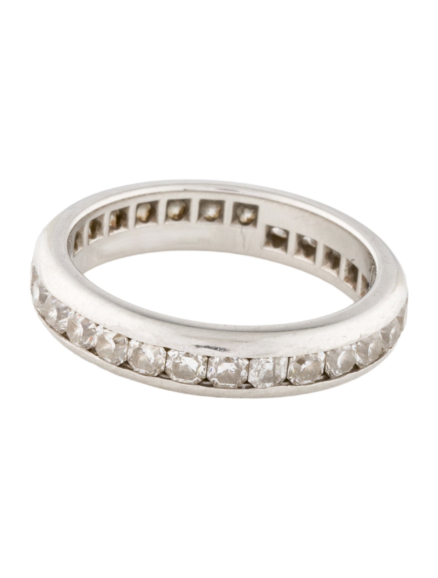 Tiffany & Co. Platinum 1.62ctw Diamond Lucida Eternity Band