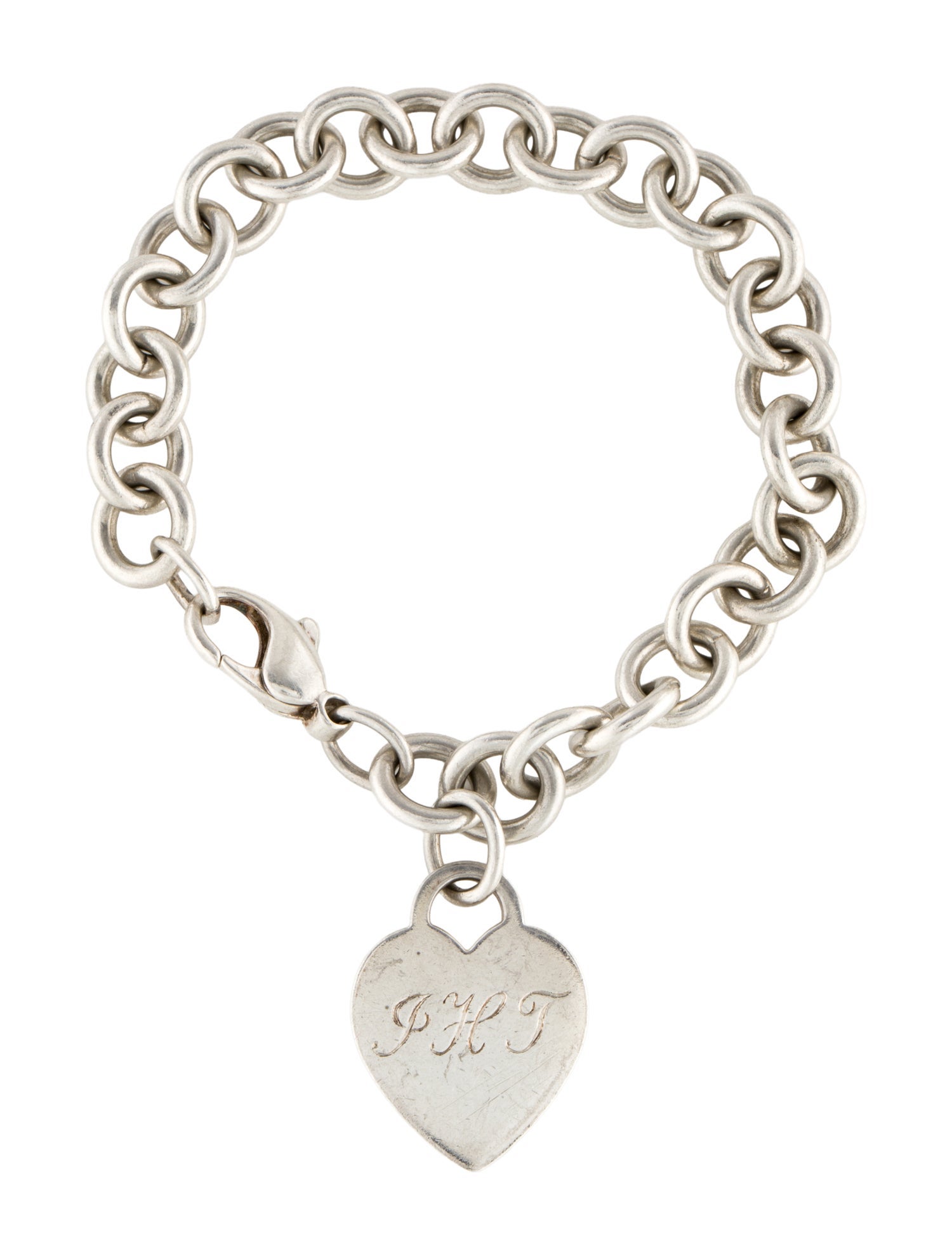 Tiffany & Co. Heart Tag Charm Bracelet