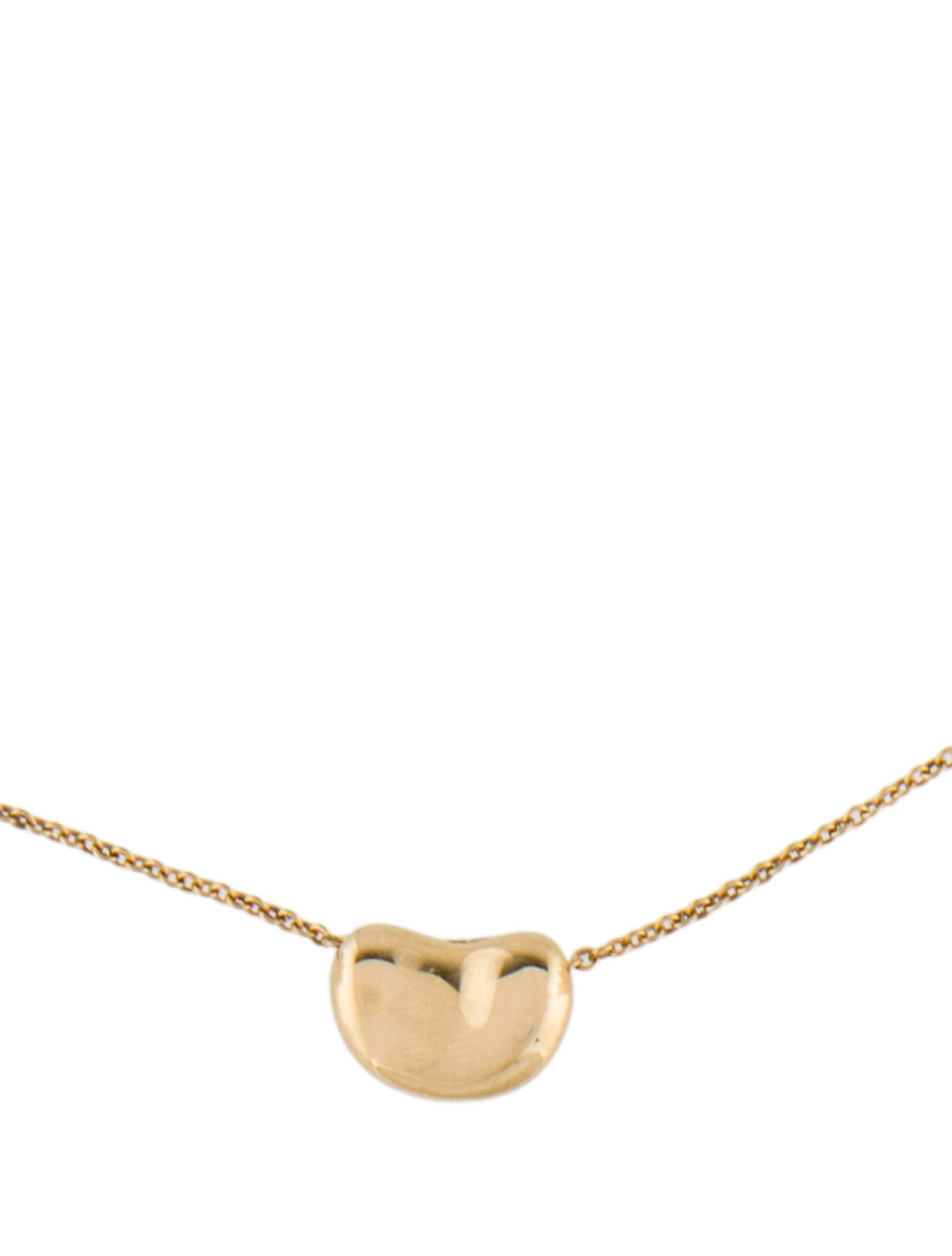 Tiffany & Co. 18K Bean® Design Pendant Necklace