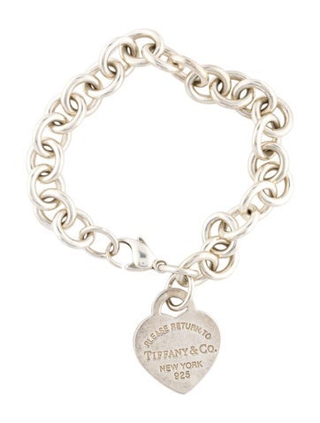Tiffany & Co. Charm Heart Tag Bracelet