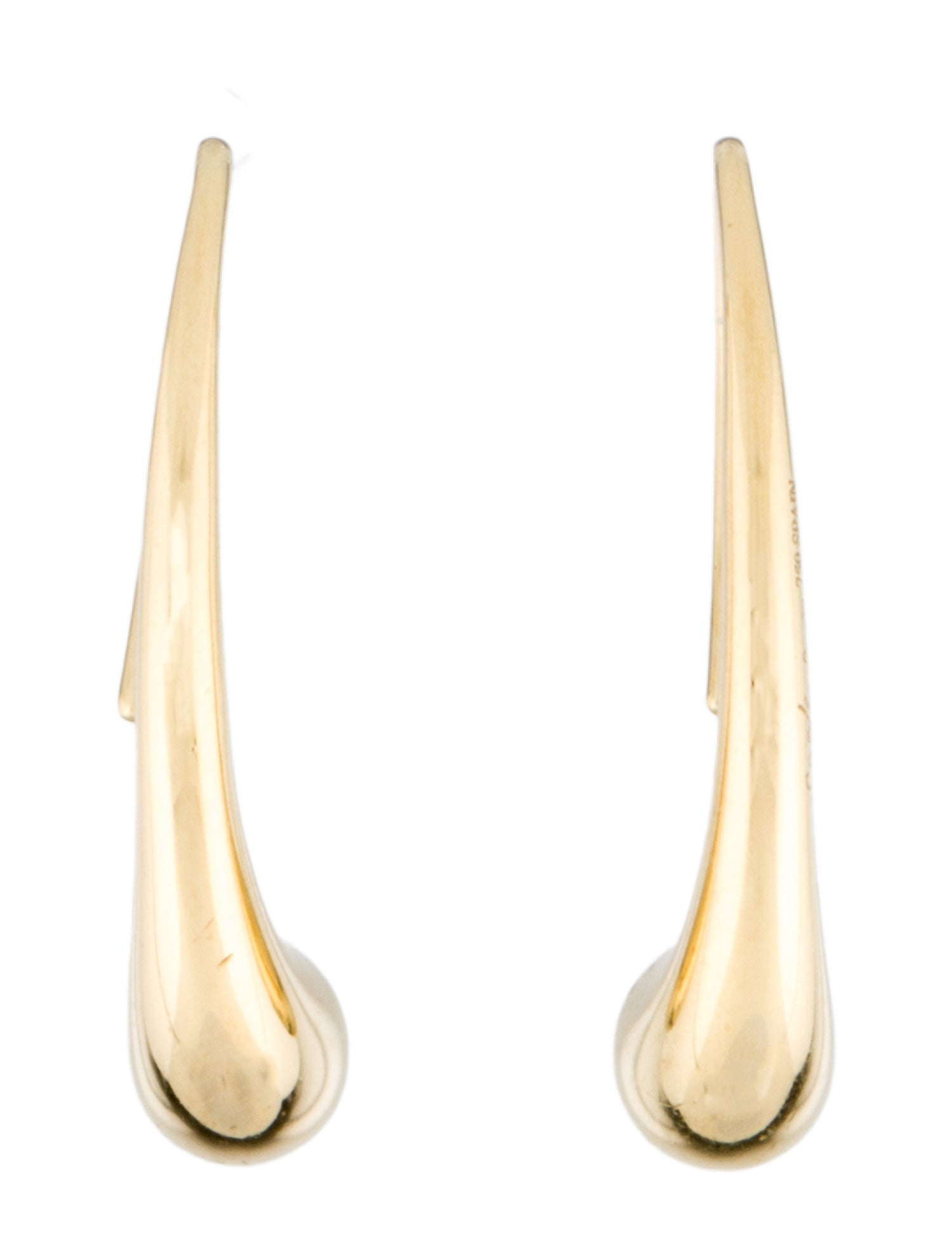 Tiffany & Co. 18K Teardrop Earrings