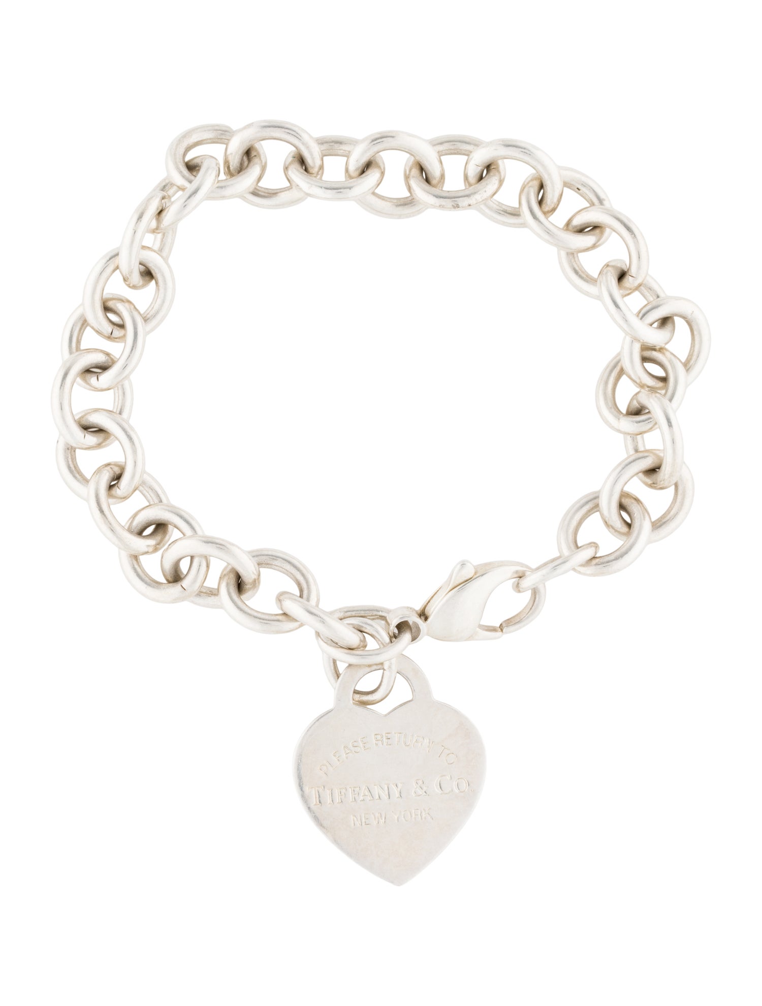 Tiffany & Co. Heart Tag Charm Bracelet