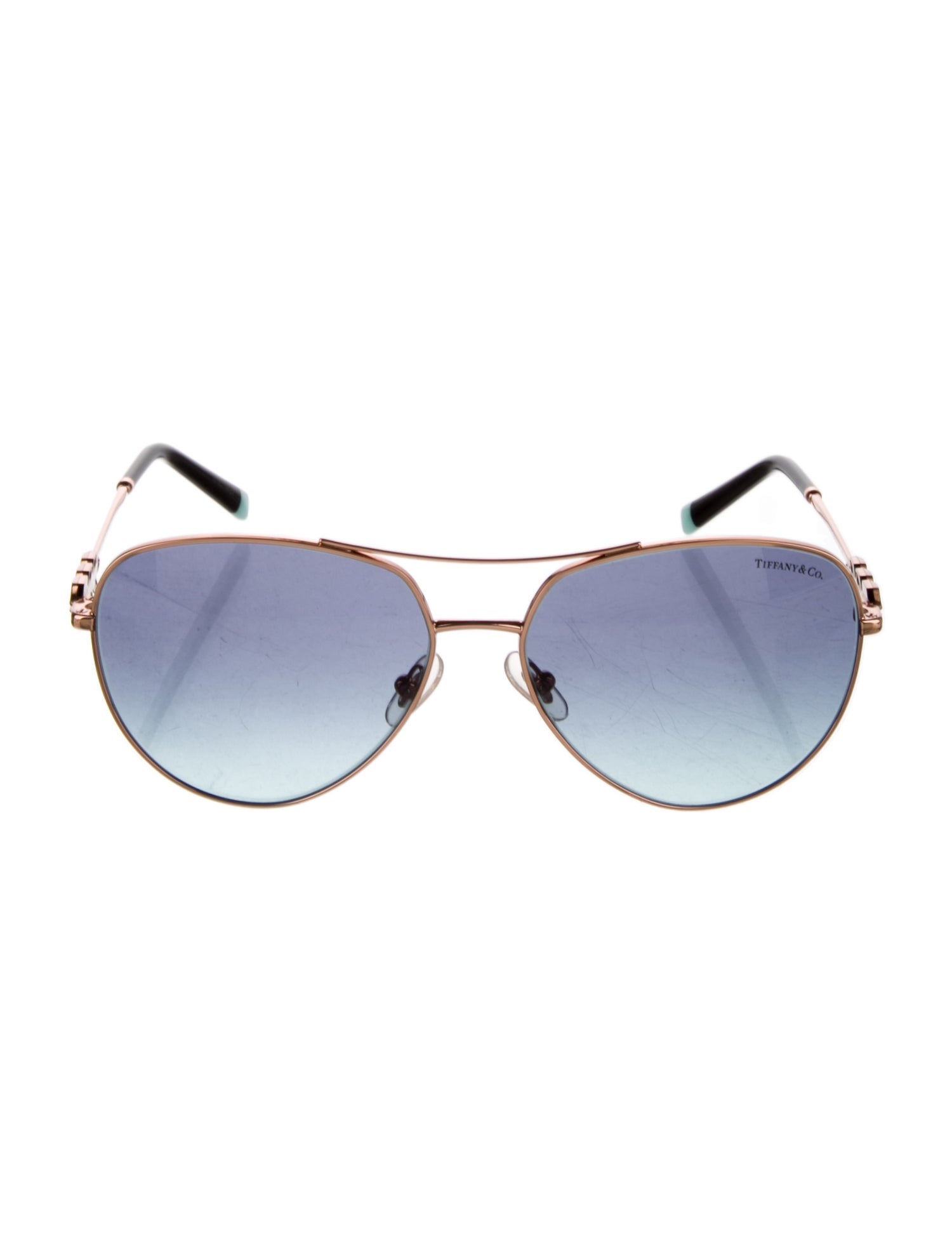 Tiffany & Co. Aviator Mirrored Sunglasses