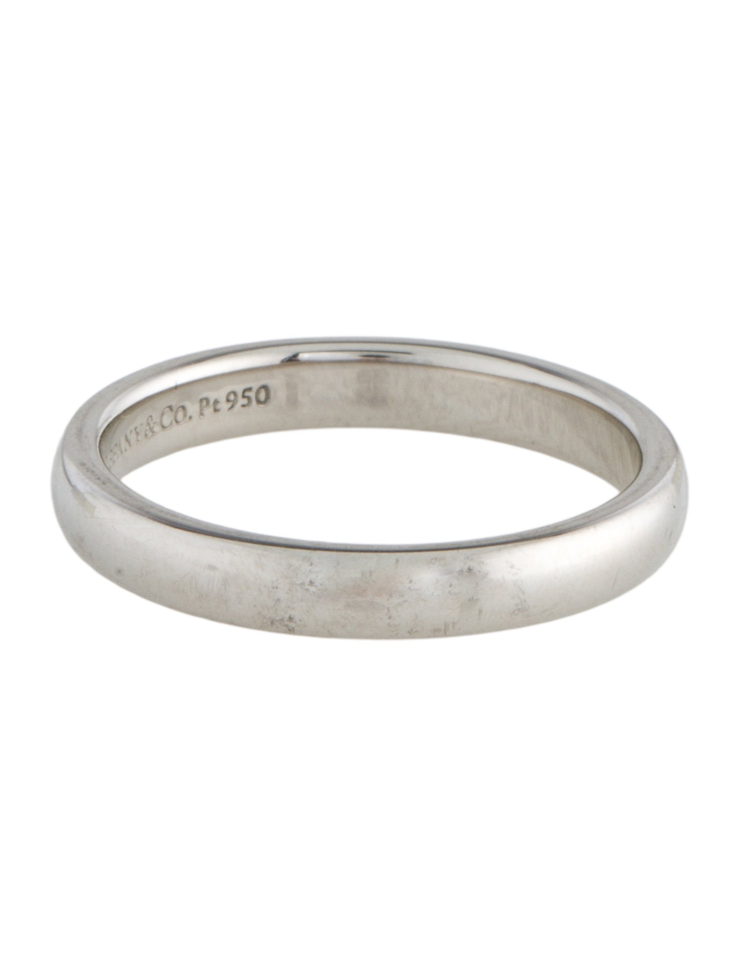 Tiffany & Co. Platinum Wedding Band Ring