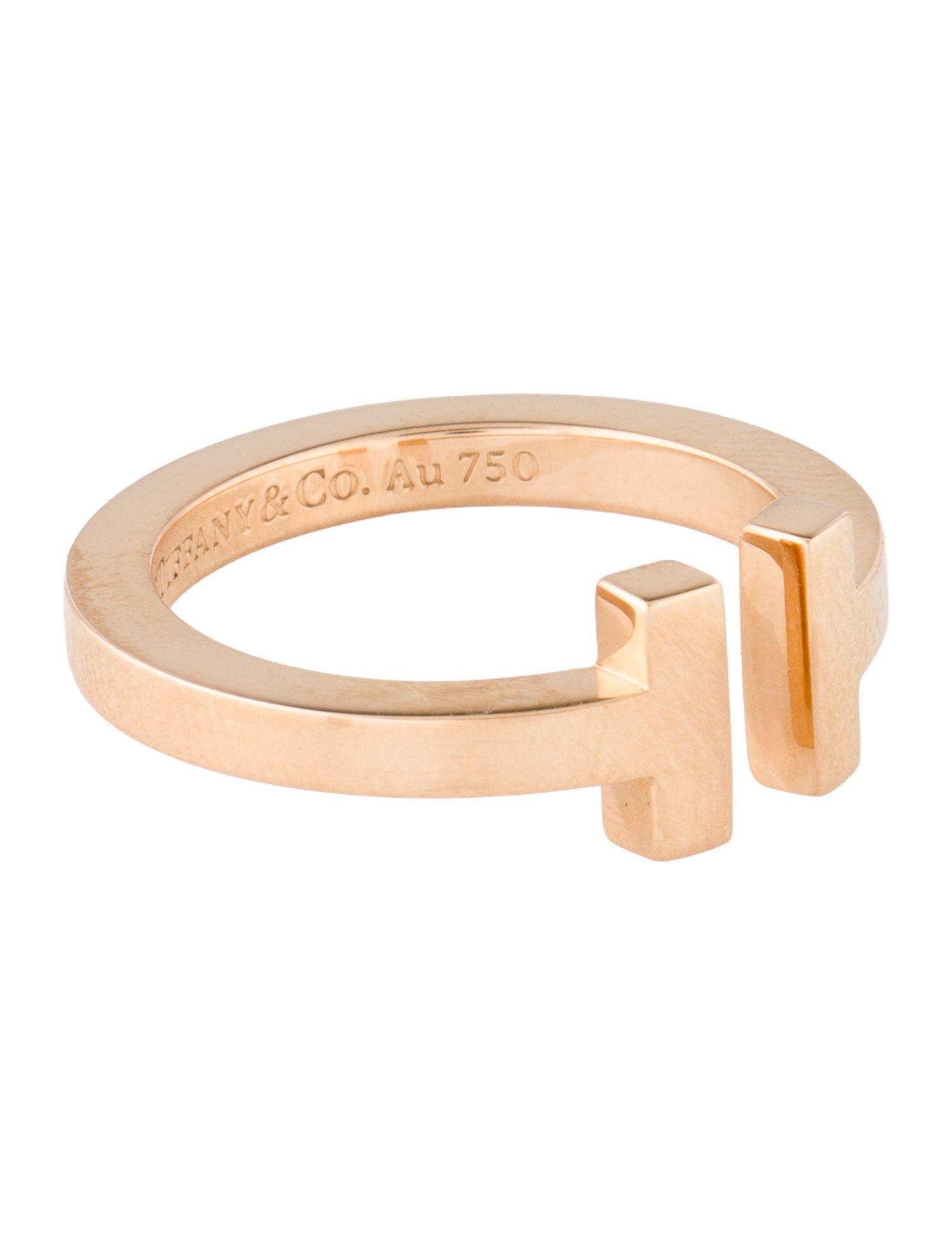 Tiffany & Co. 18K Square Ring