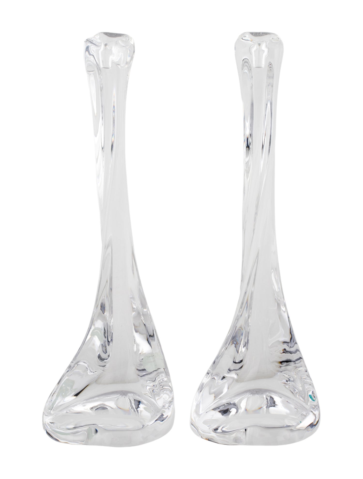 Tiffany & Co. Pair of Elsa Peretti Bone Candlesticks
