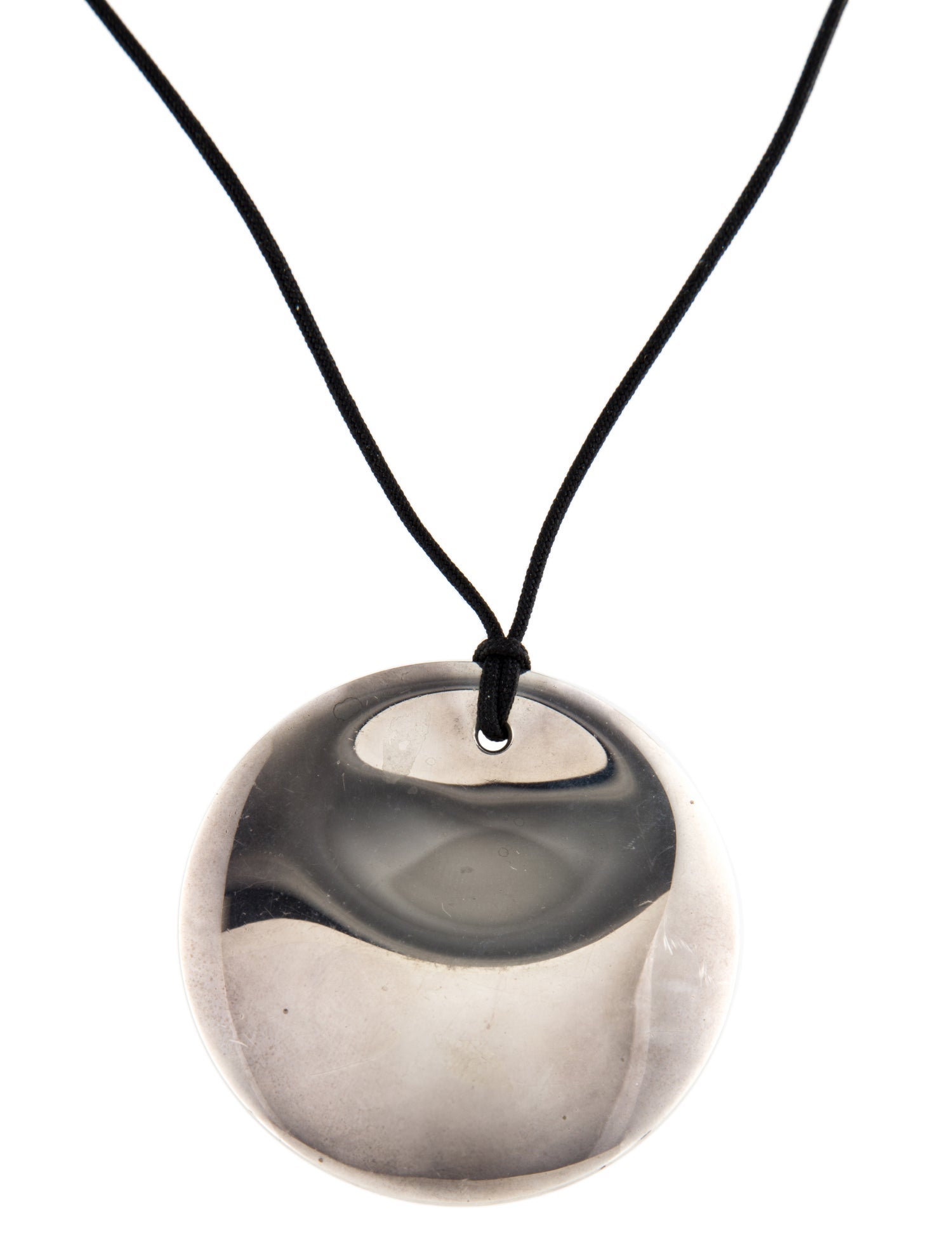 Tiffany & Co. Cord Round Pendant Necklace