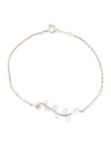 Tiffany & Co. Link Olive Leaf Vine Bracelet