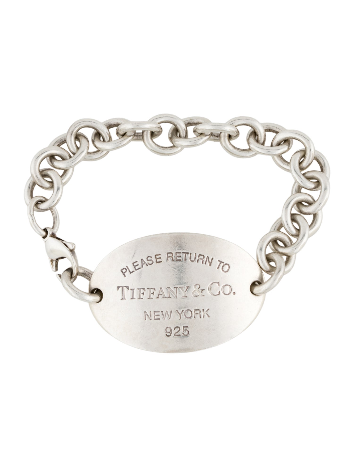 Tiffany & Co. Ultra Oval Tag Bracelet