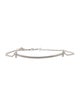 Tiffany & Co. 18K Diamond T Smile Bracelet