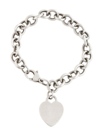 Tiffany & Co. Charm Heart Tag Bracelet