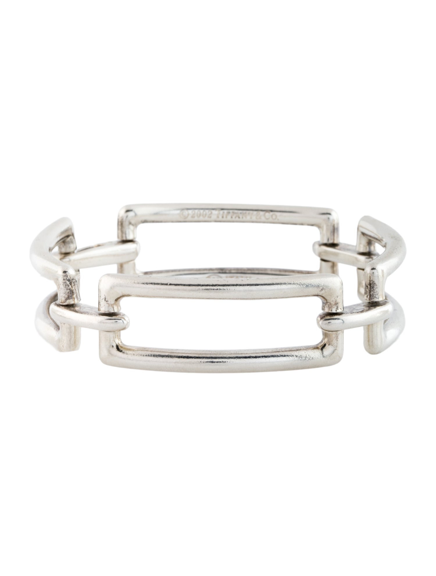 Tiffany & Co. Vintage Open Rectangular Link Bracelet