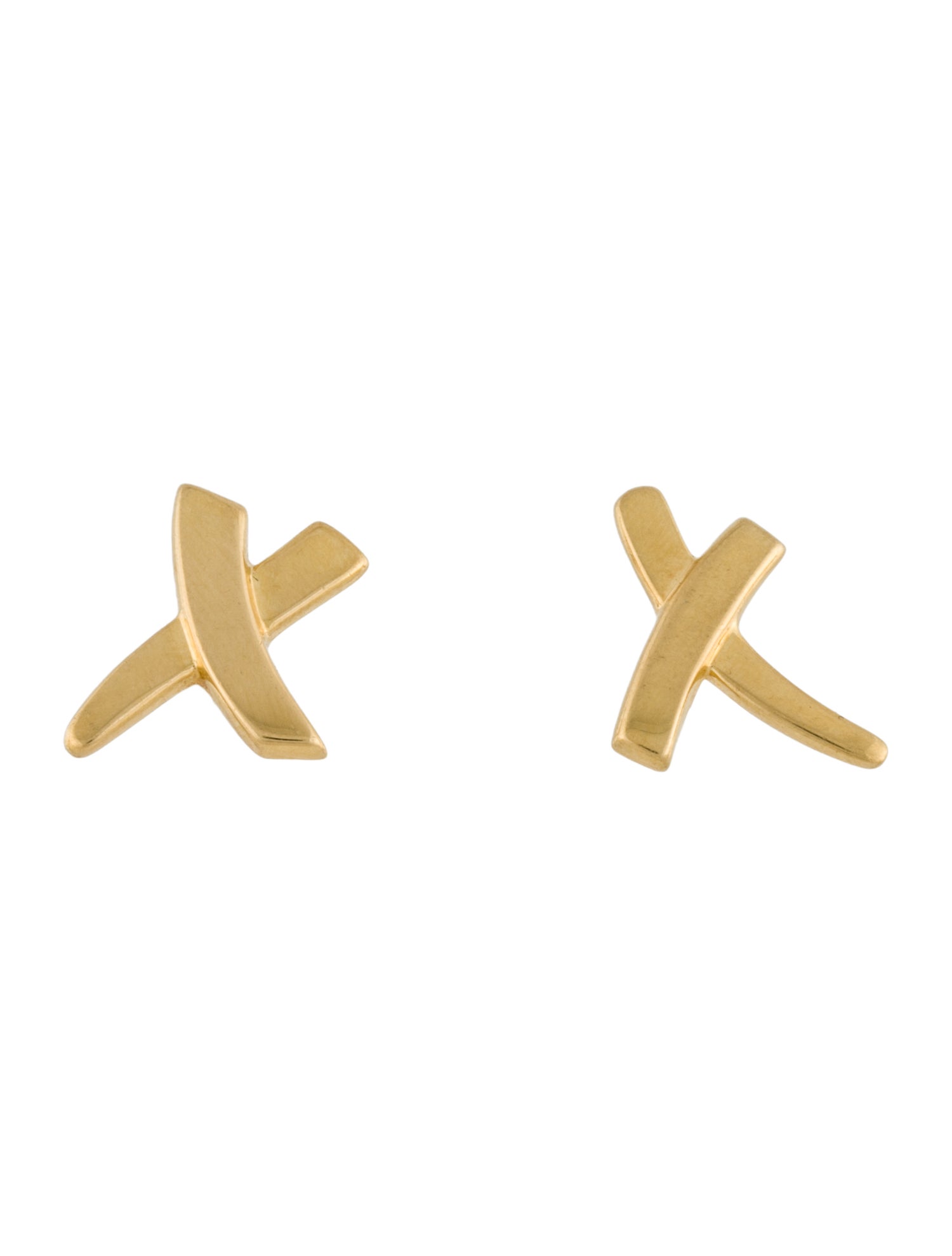 Tiffany & Co. Vintage 18K Graffiti X Earrings