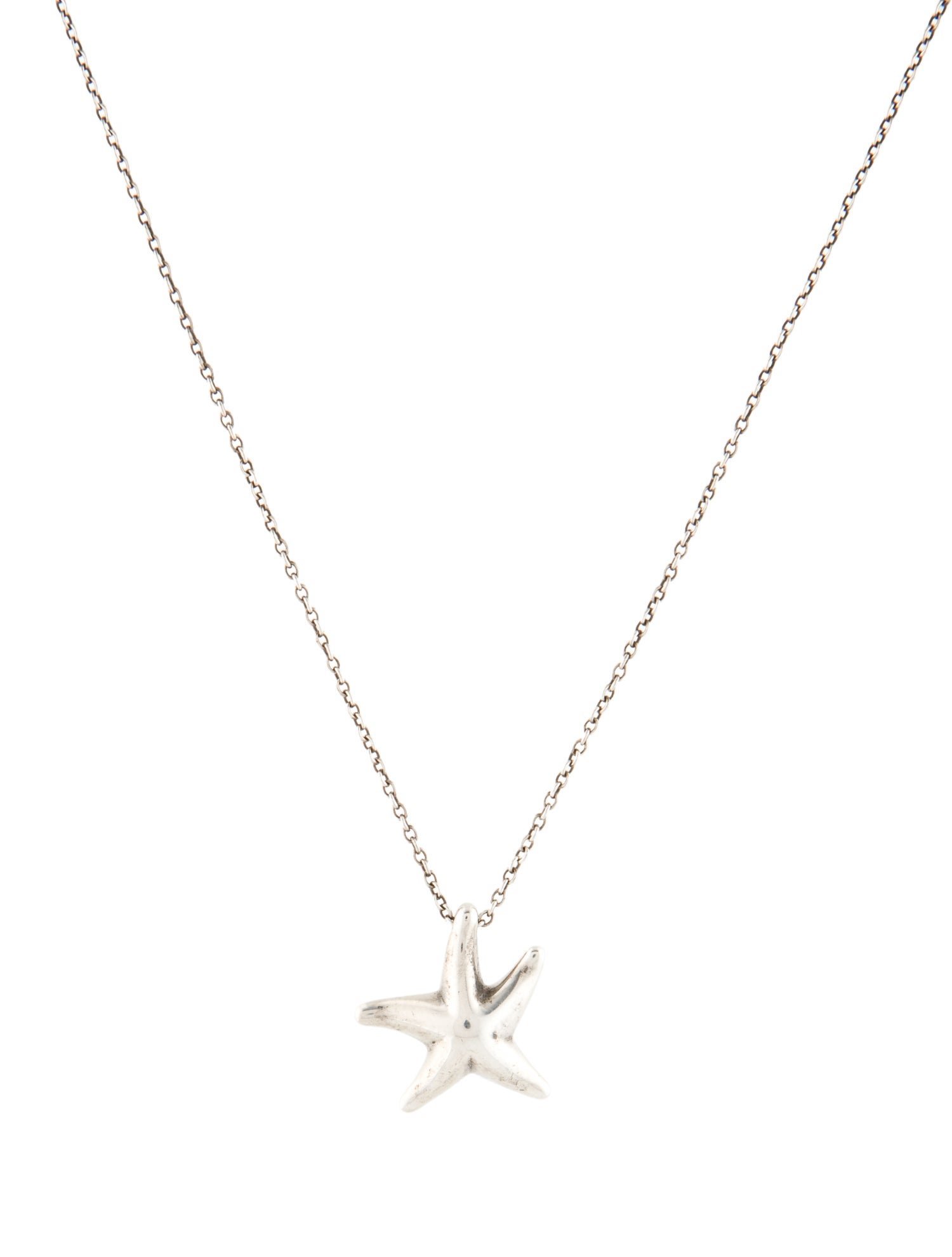 Tiffany & Co. Starfish Pendant Necklace