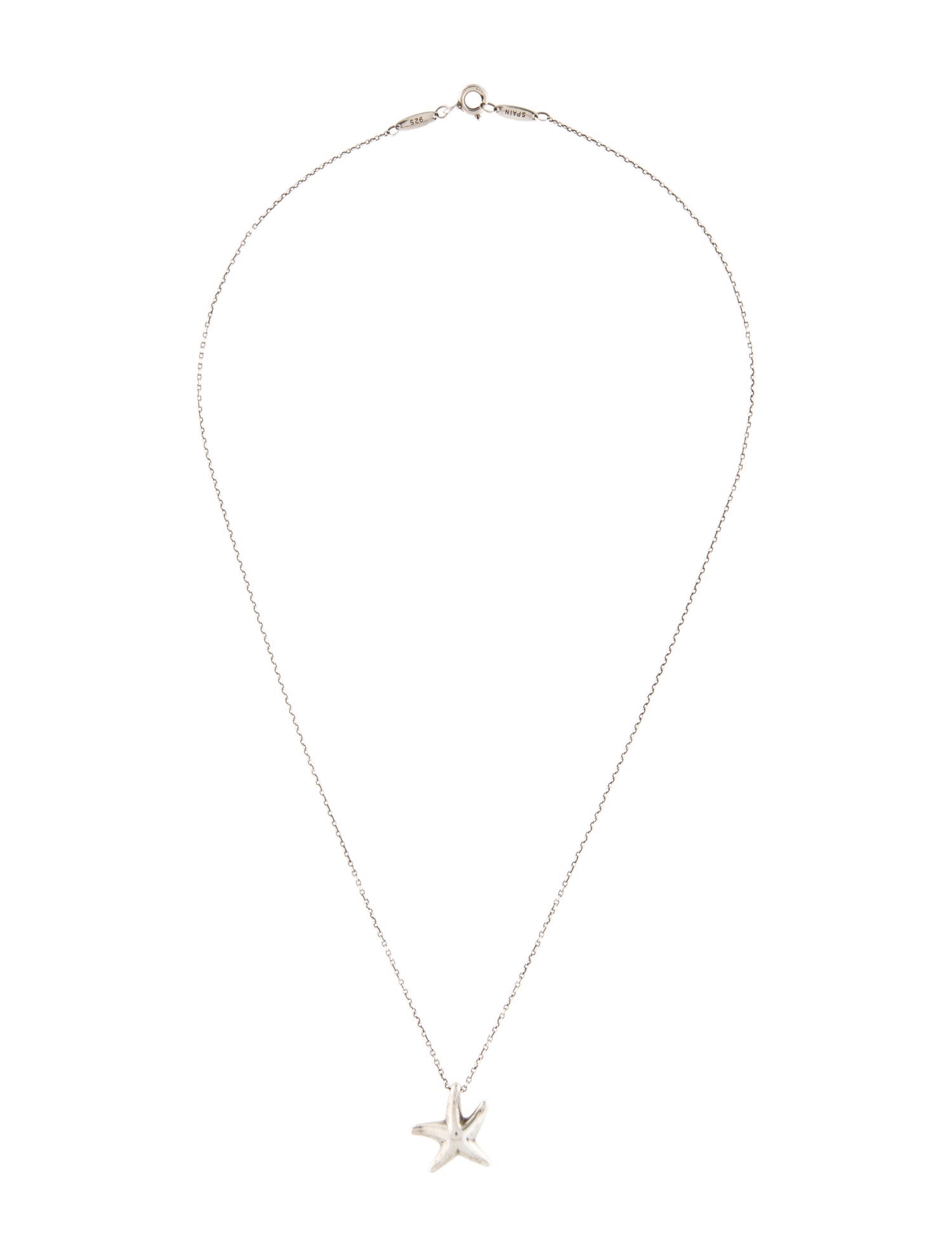 Tiffany & Co. Starfish Pendant Necklace