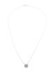 Tiffany & Co. Platinum Diamond Flower Pendant Necklace