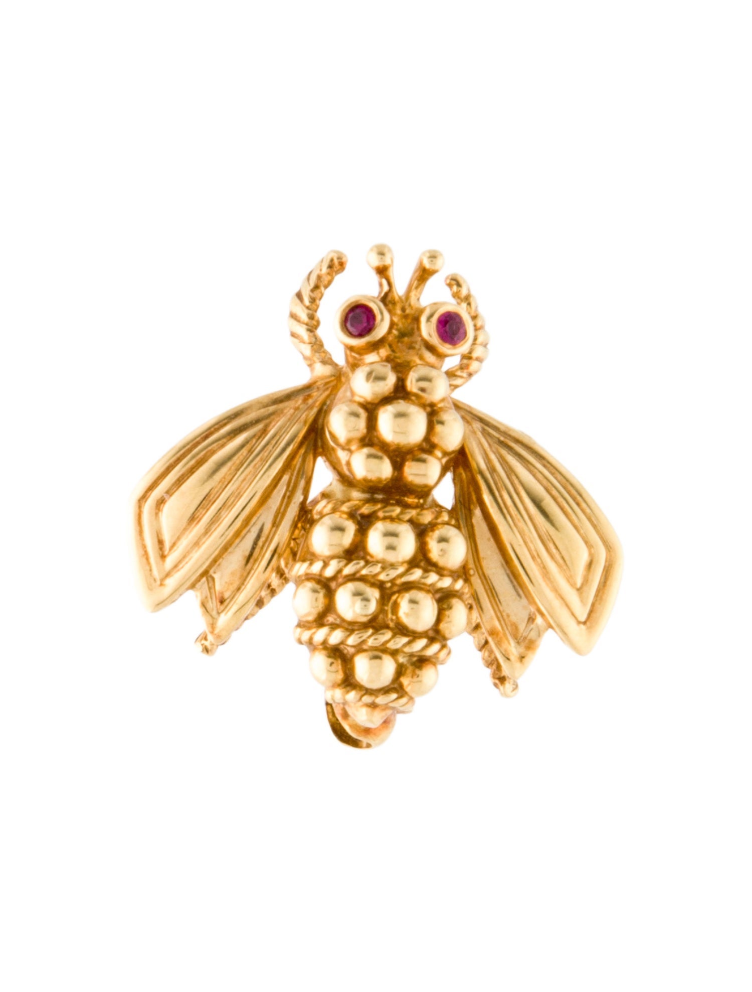 Tiffany & Co. Vintage Ruby Bee Pin Brooch