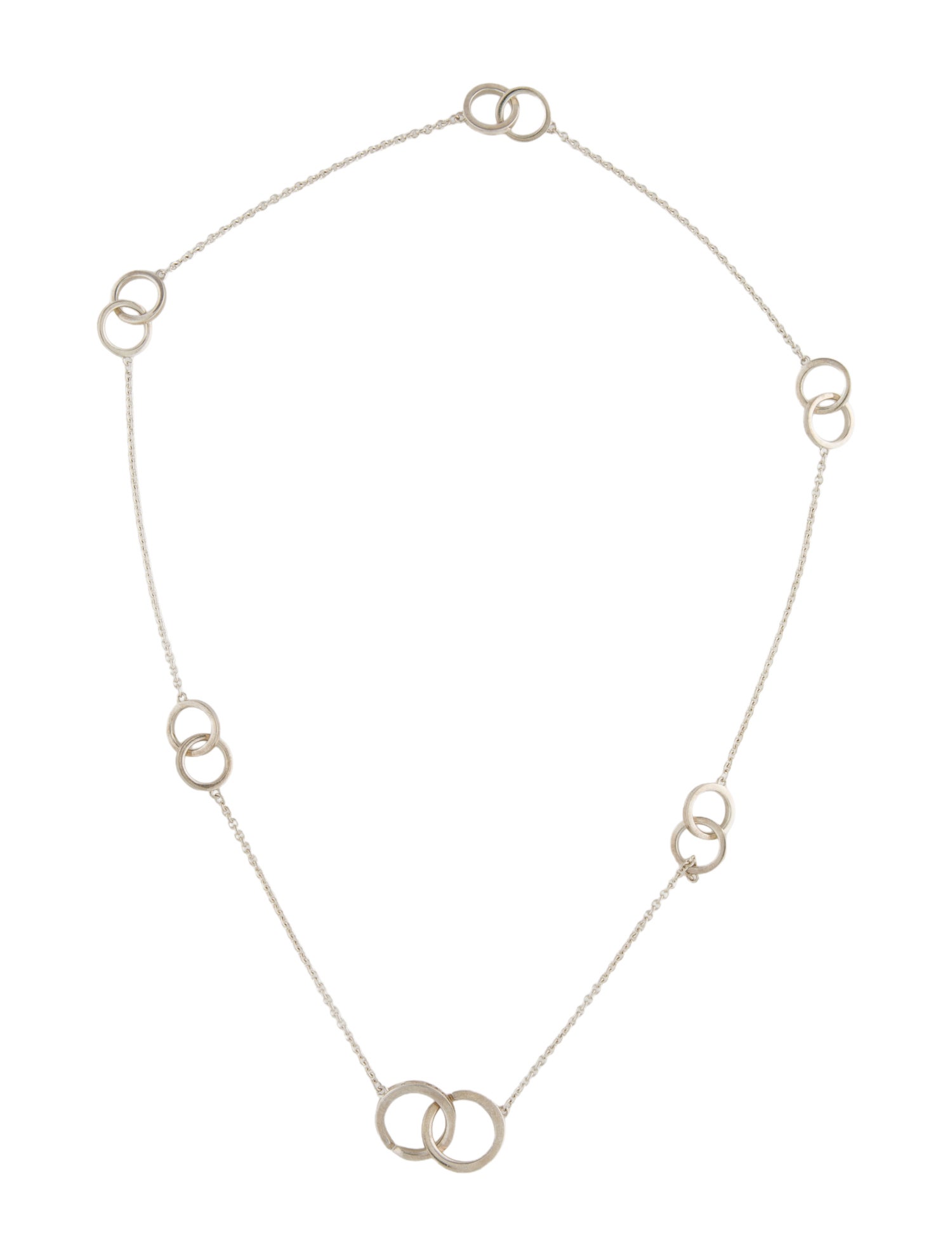 Tiffany & Co. Interlocking Circles Station Necklace