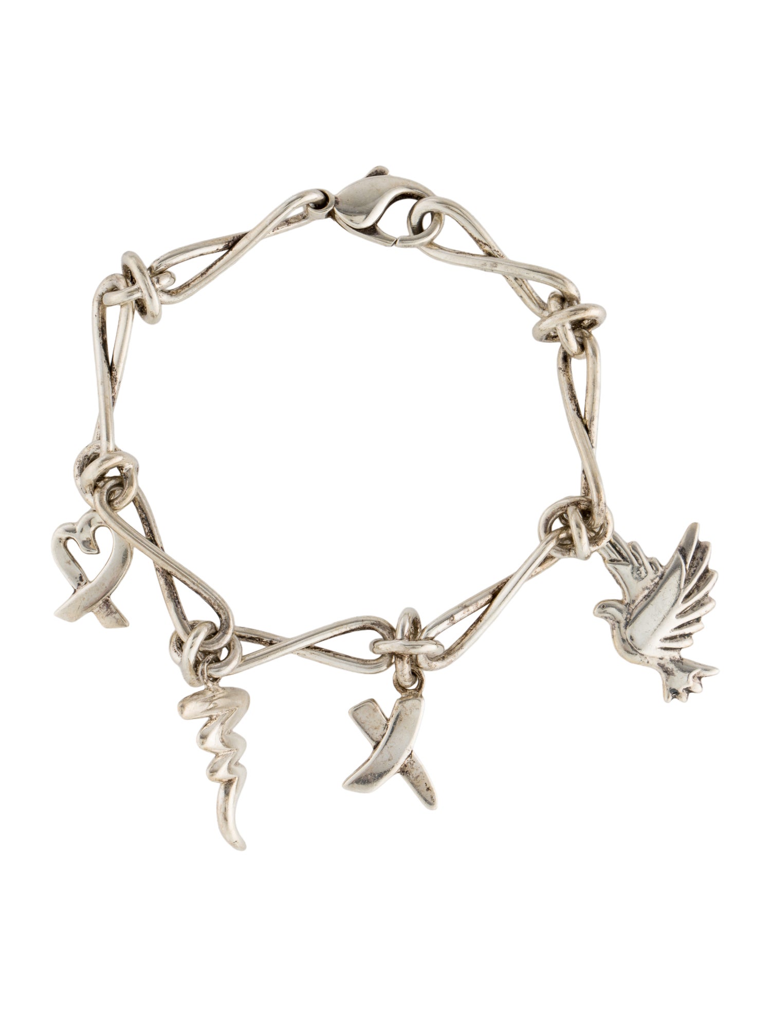 Tiffany & Co. Infinity Link Multi Charm Bracelet