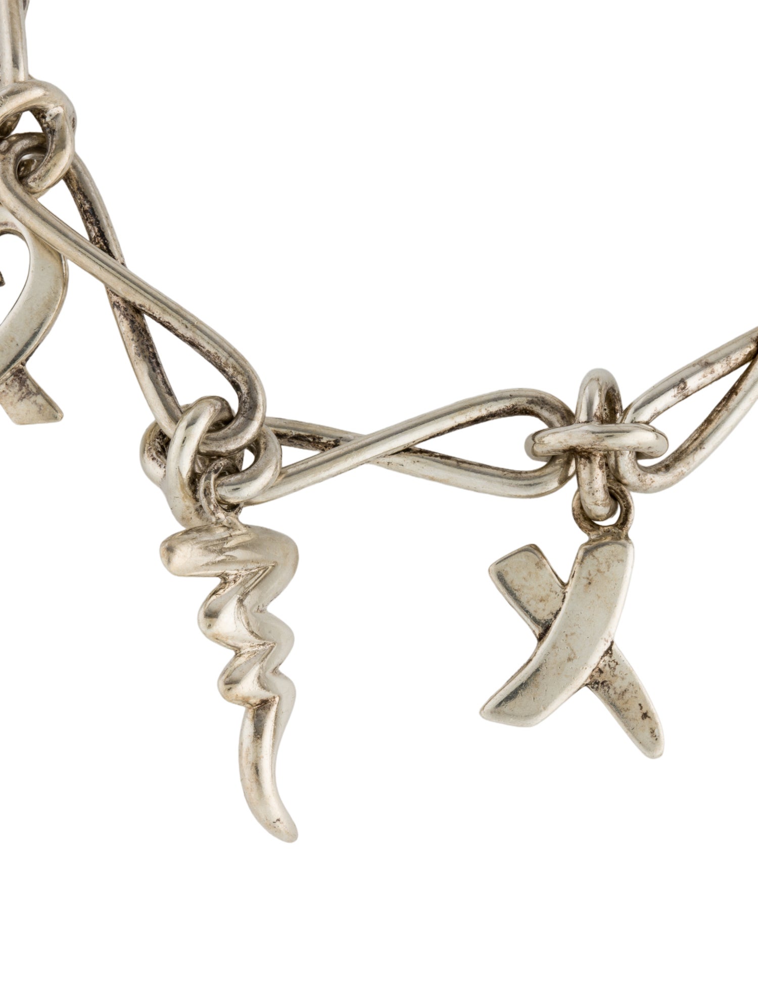 Tiffany & Co. Infinity Link Multi Charm Bracelet