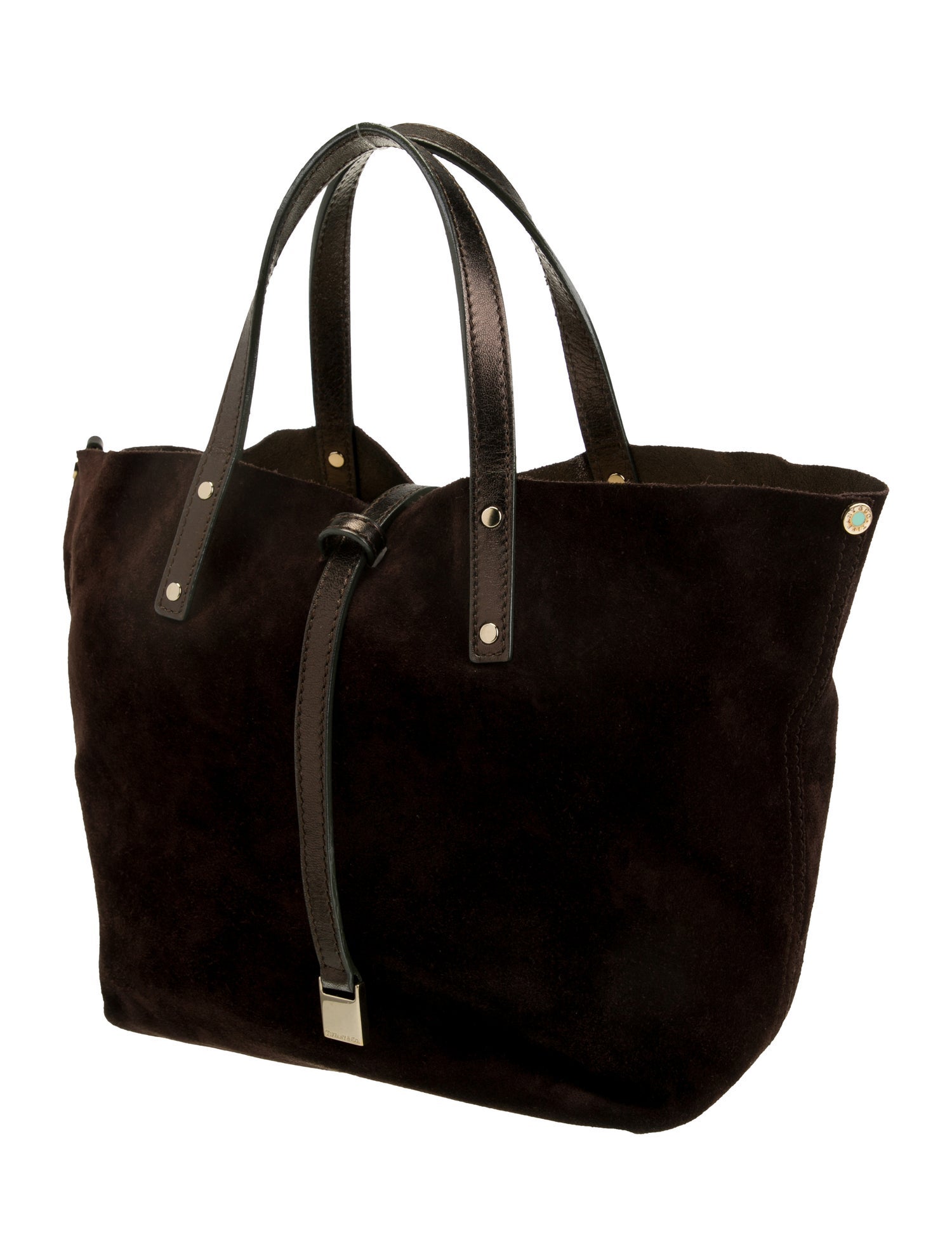 Tiffany & Co. Suede Top Handle Bag