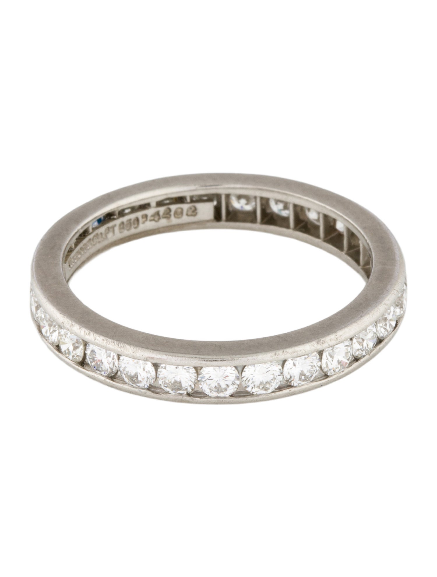 Tiffany & Co. Vintage Platinum 1.21ctw Diamond Eternity Band